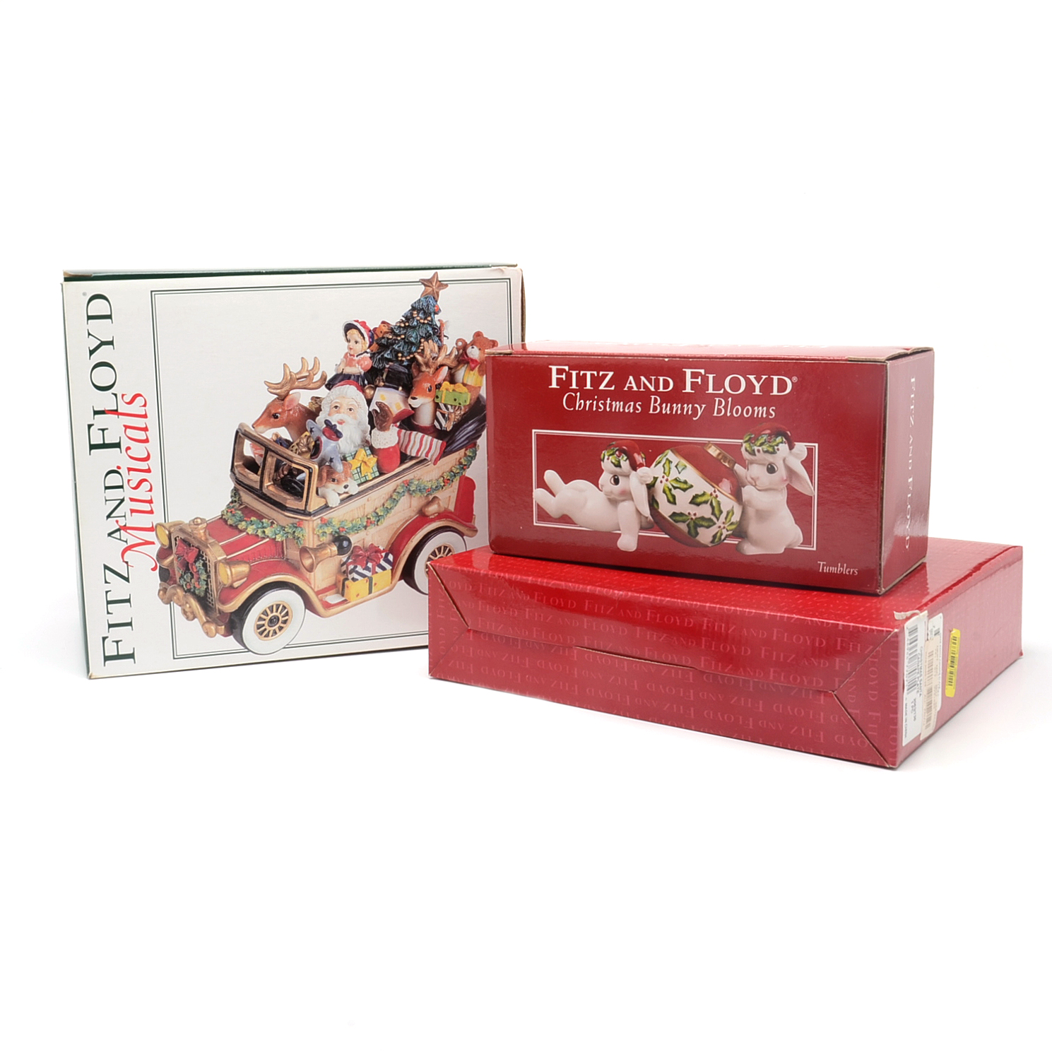 Group of Fitz and Floyd Christmas Decorations EBTH