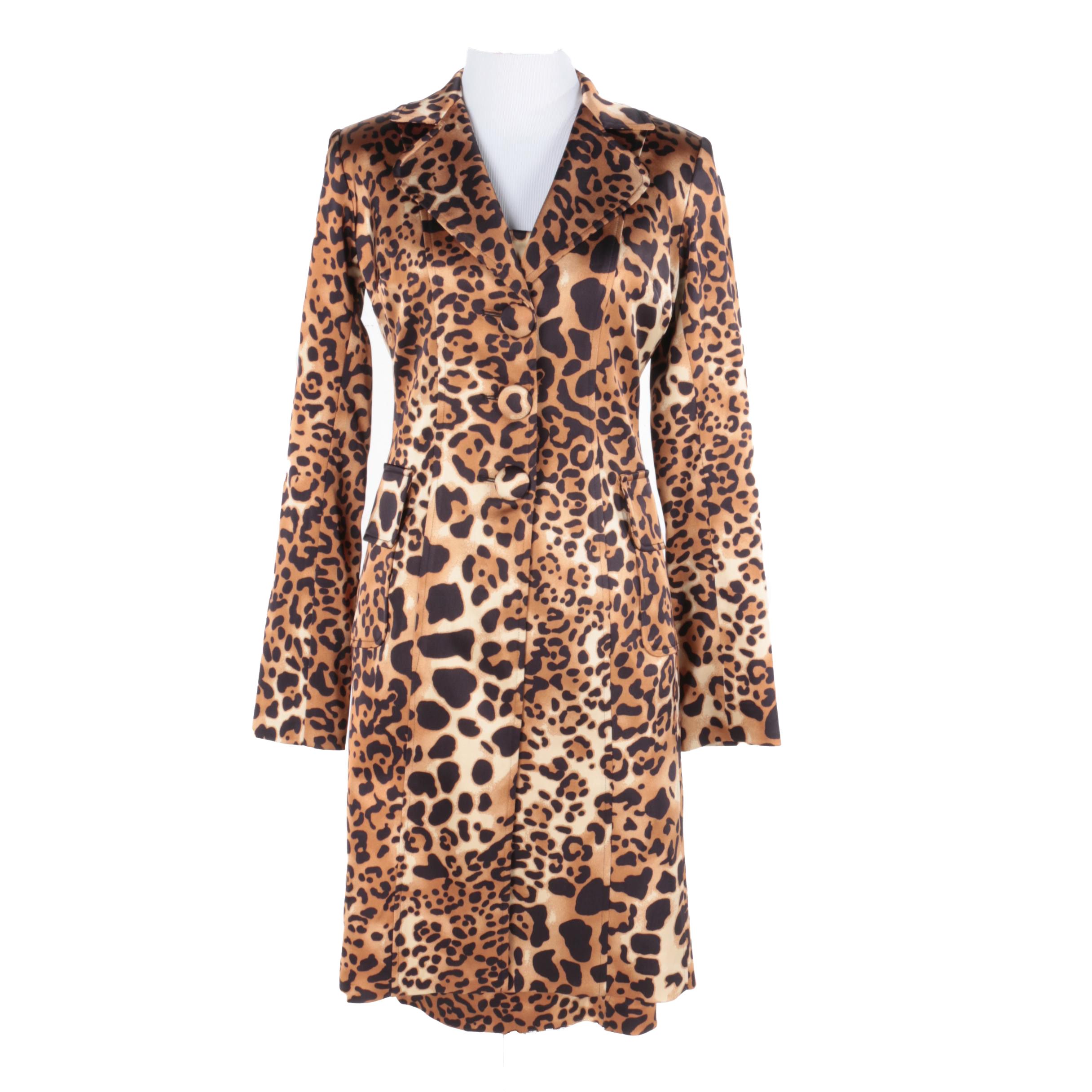 cache leopard print dress