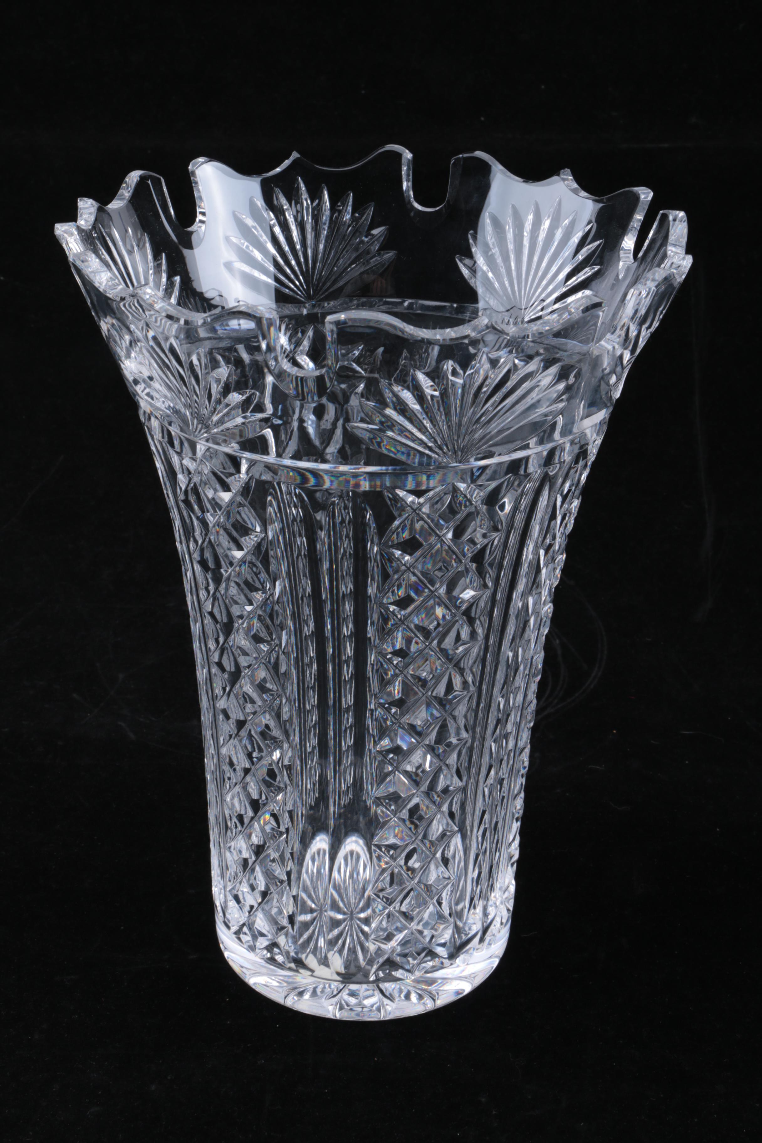 Waterford Crystal "Kings of Ireland" Vase EBTH