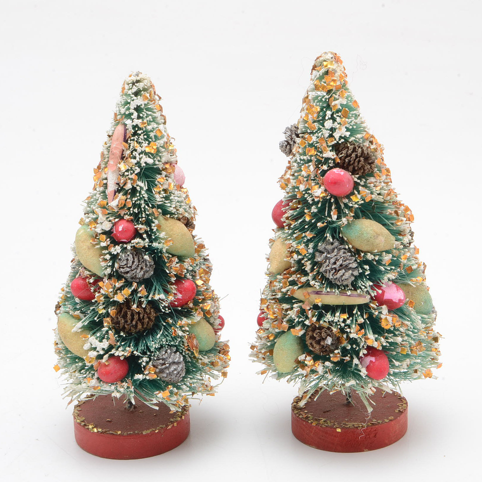 Assortment of Christmas Village Accessories and Trees | EBTH