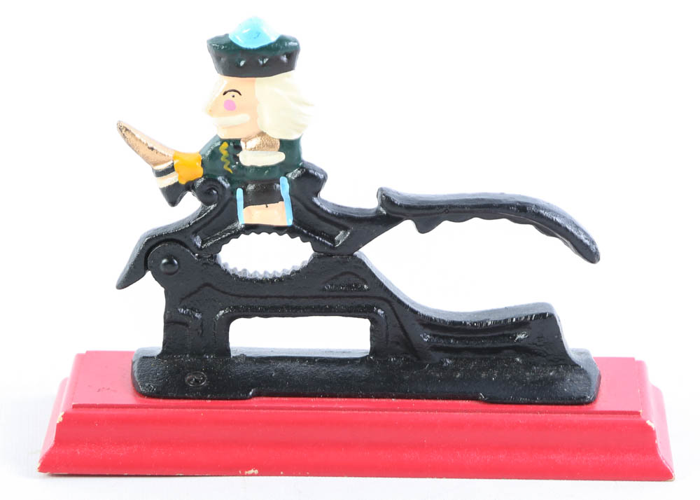 Vintage Cast Iron Soldier Nutcracker EBTH