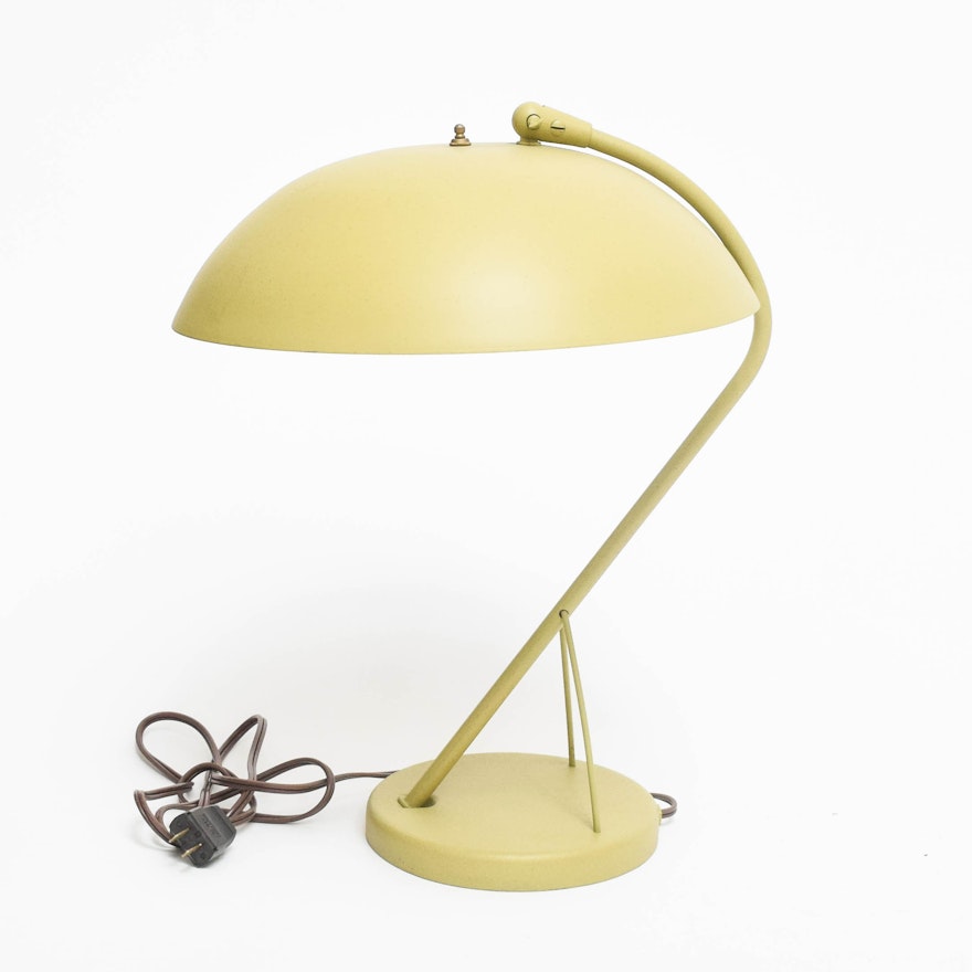 Vintage Kurt Versen Enameled Metal Table Lamp Vintage Kurt Versen Enameled Metal Table Lamp