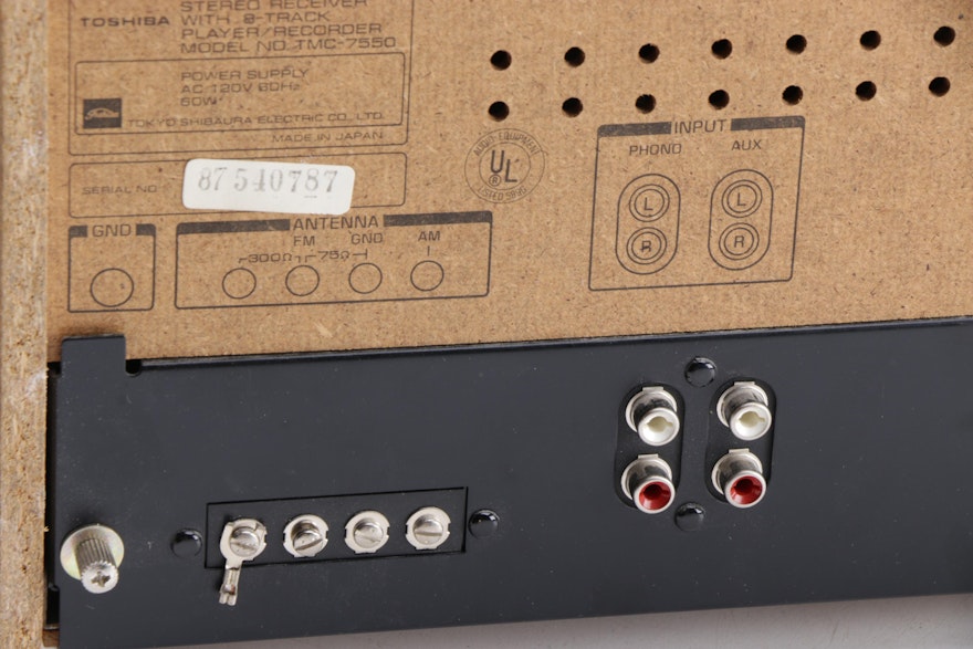 Vintage Toshiba 8-Track Stereo Receiver | EBTH