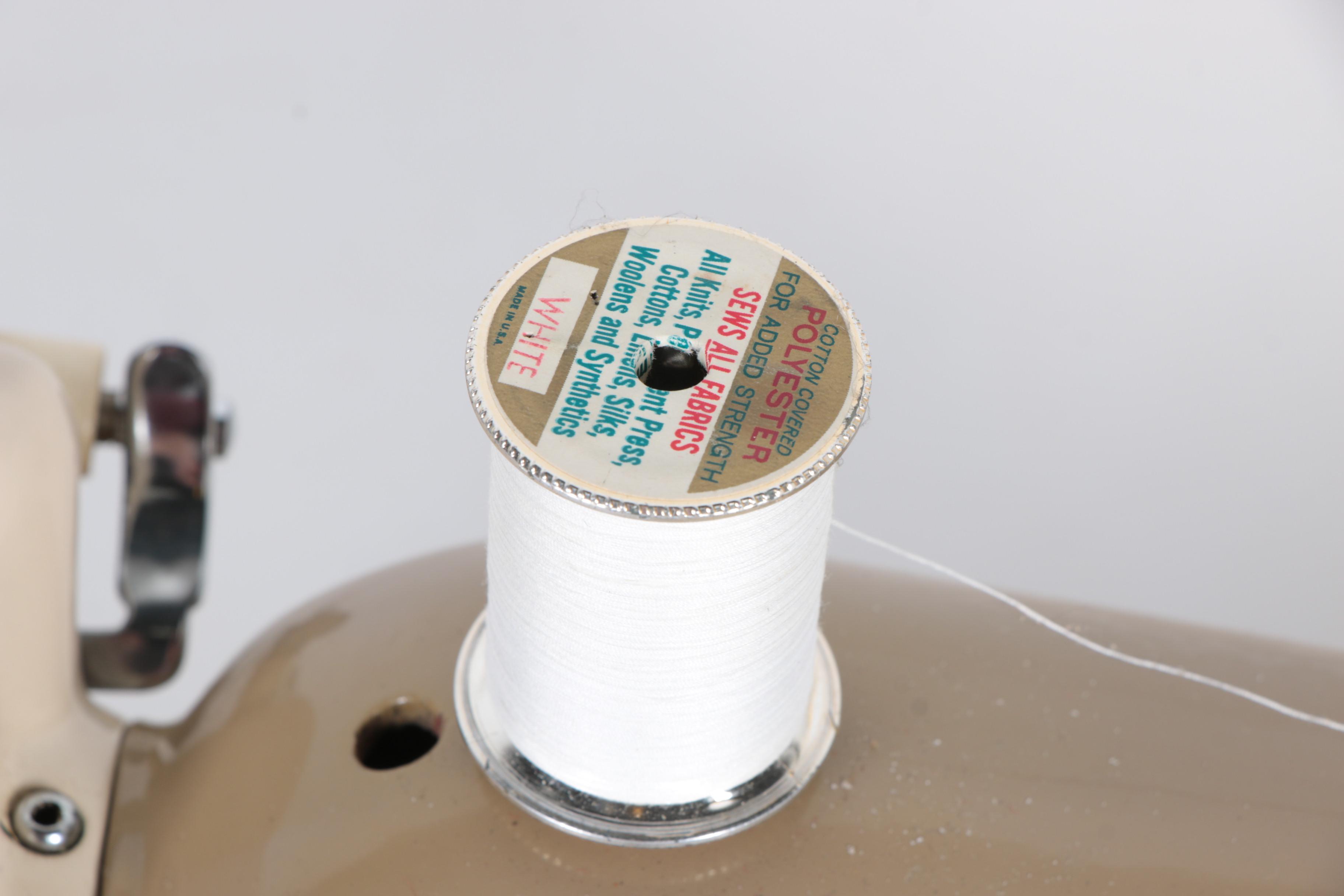 Vintage Travel Dressmaker Sewing Machine with Case EBTH