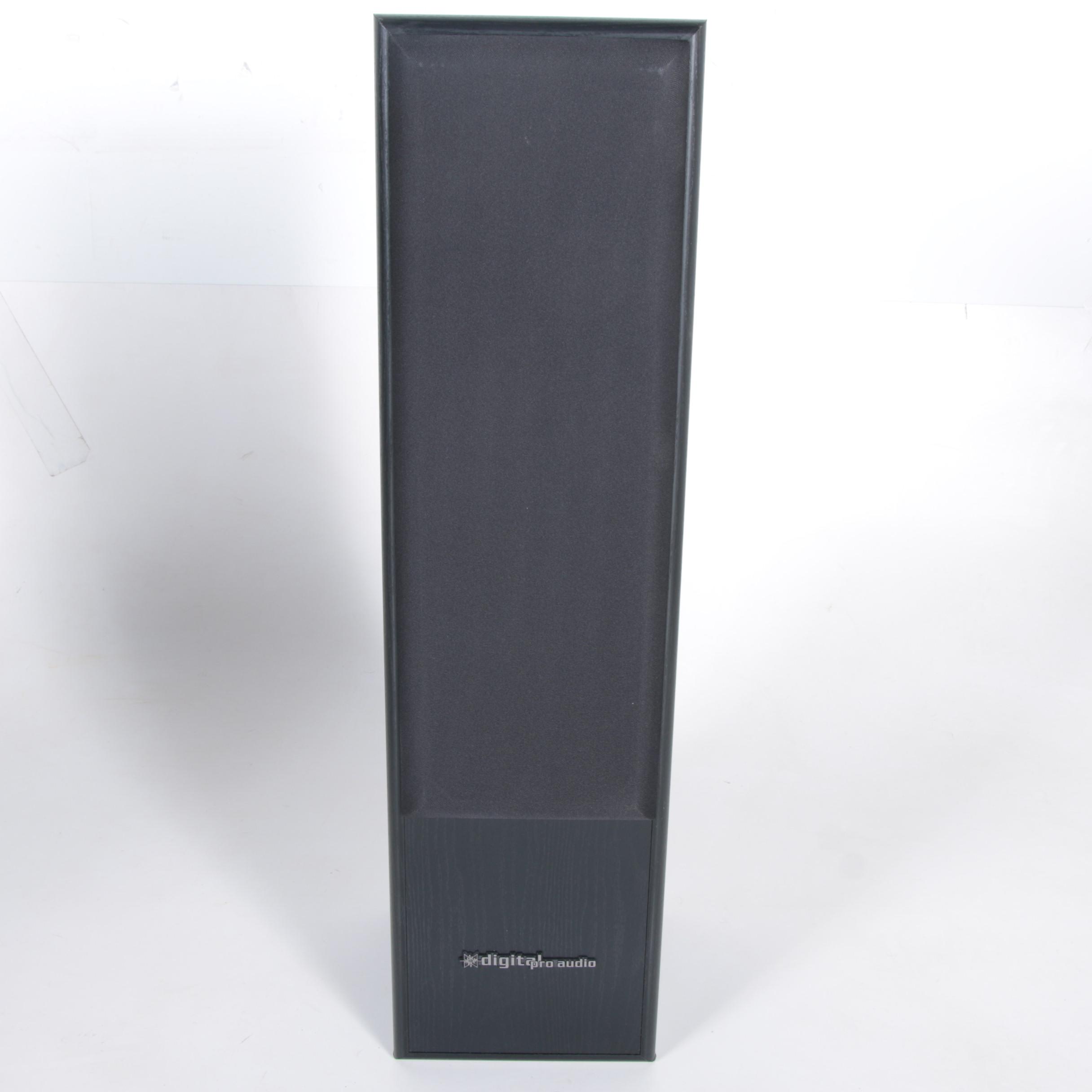 Digital Pro Audio Slimline Tower Speakers EBTH