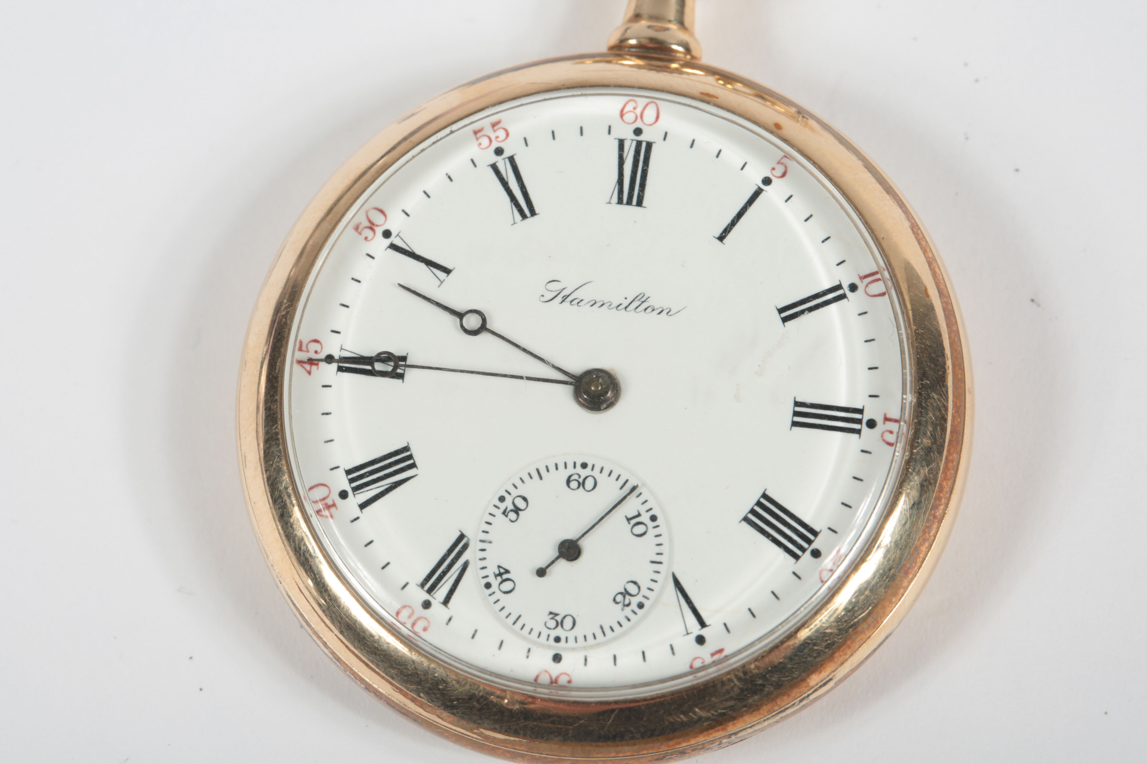 Vintage Gold Plated Hamilton Pocket Watch EBTH