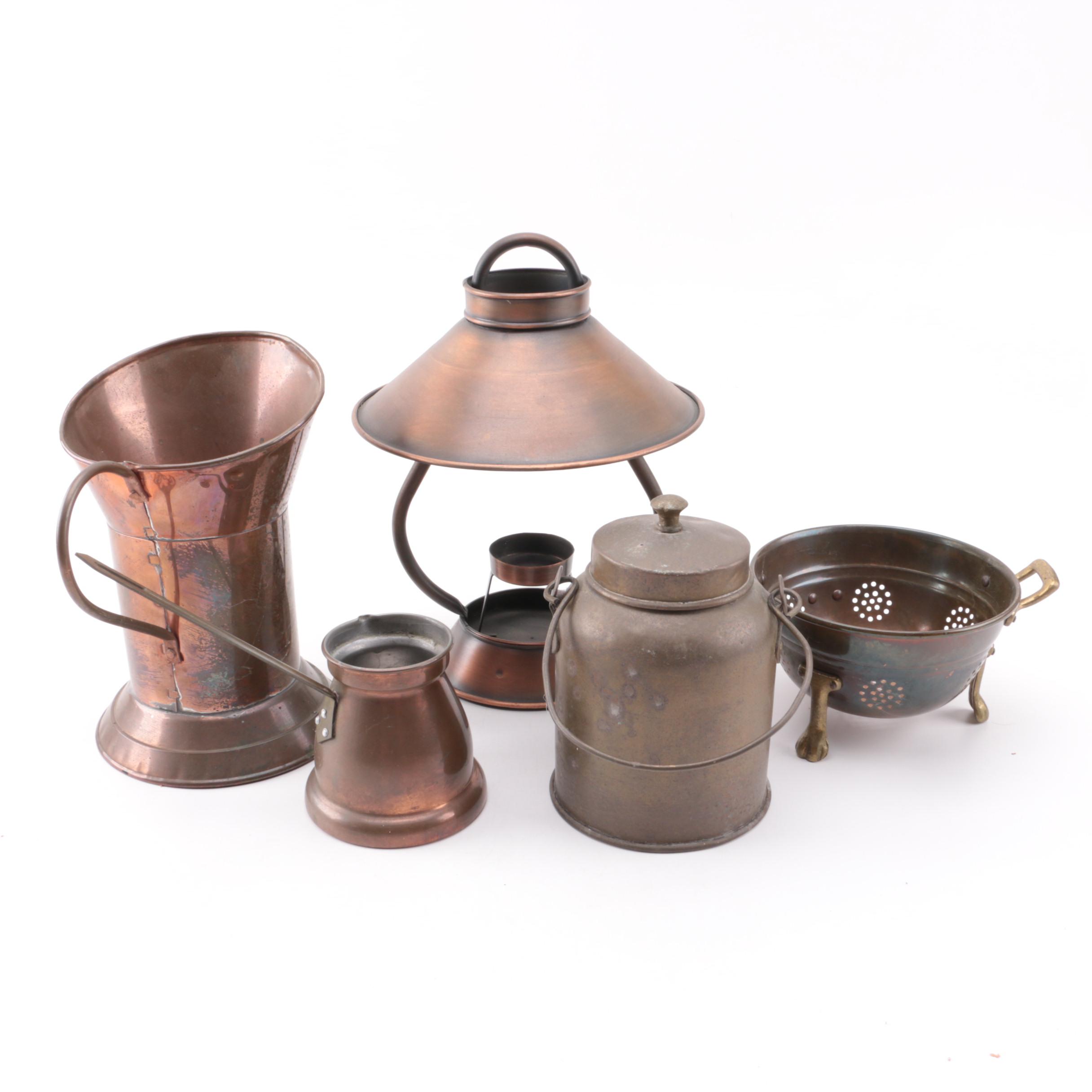Brass and Copper Serveware EBTH