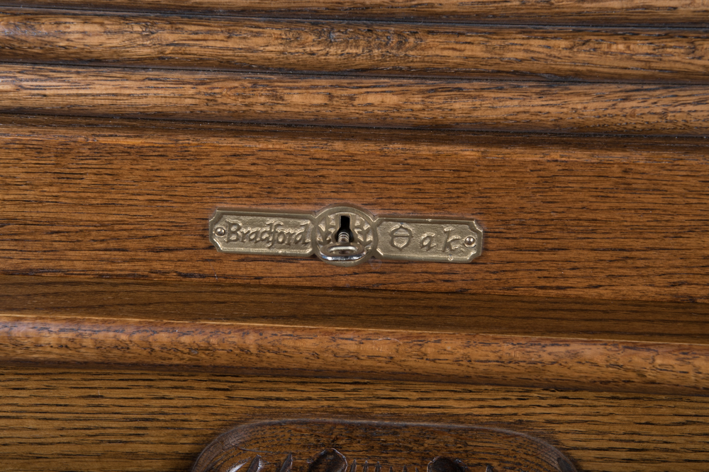 Oak Roll Top Desk from Bradford Oak EBTH