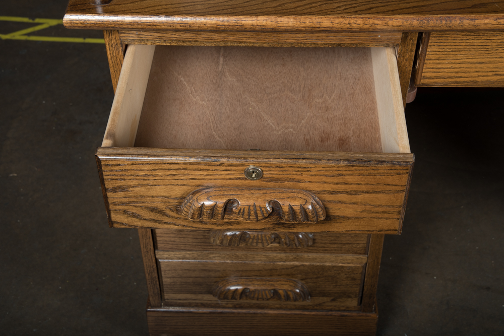 Oak Roll Top Desk from Bradford Oak EBTH