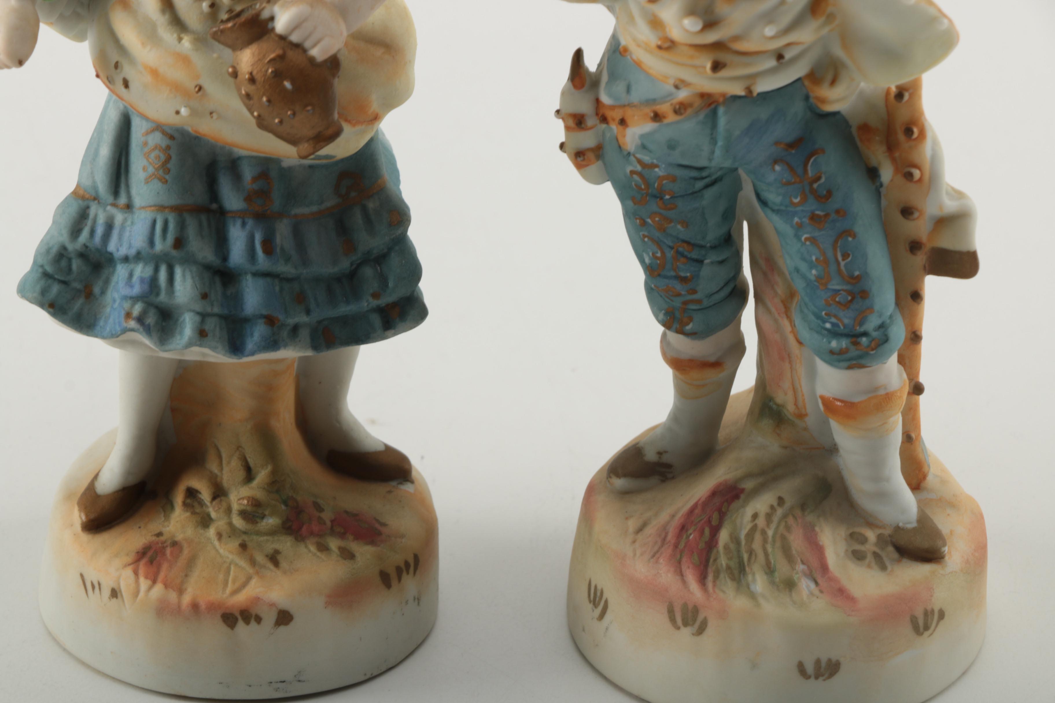Paulux Vintage Ceramic Figurines From Occupied Japan EBTH