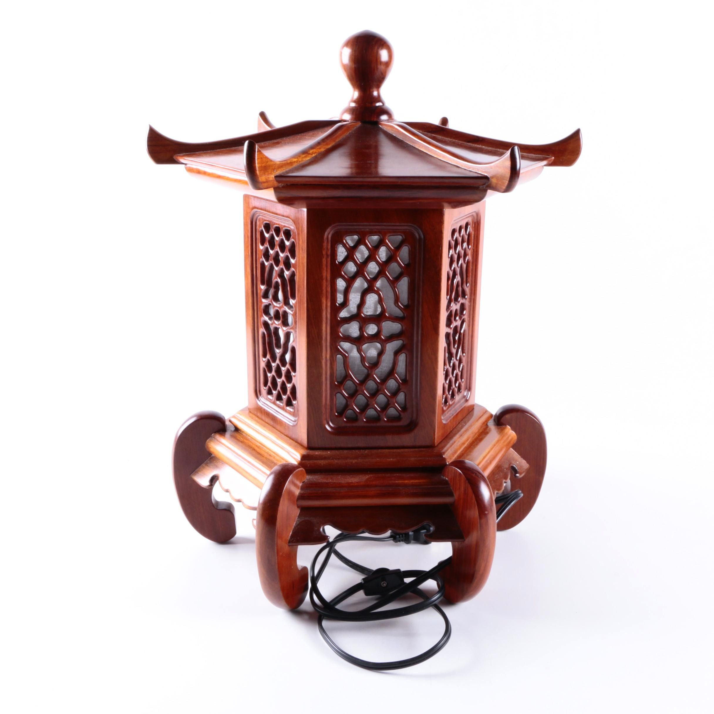 pagoda table lamp