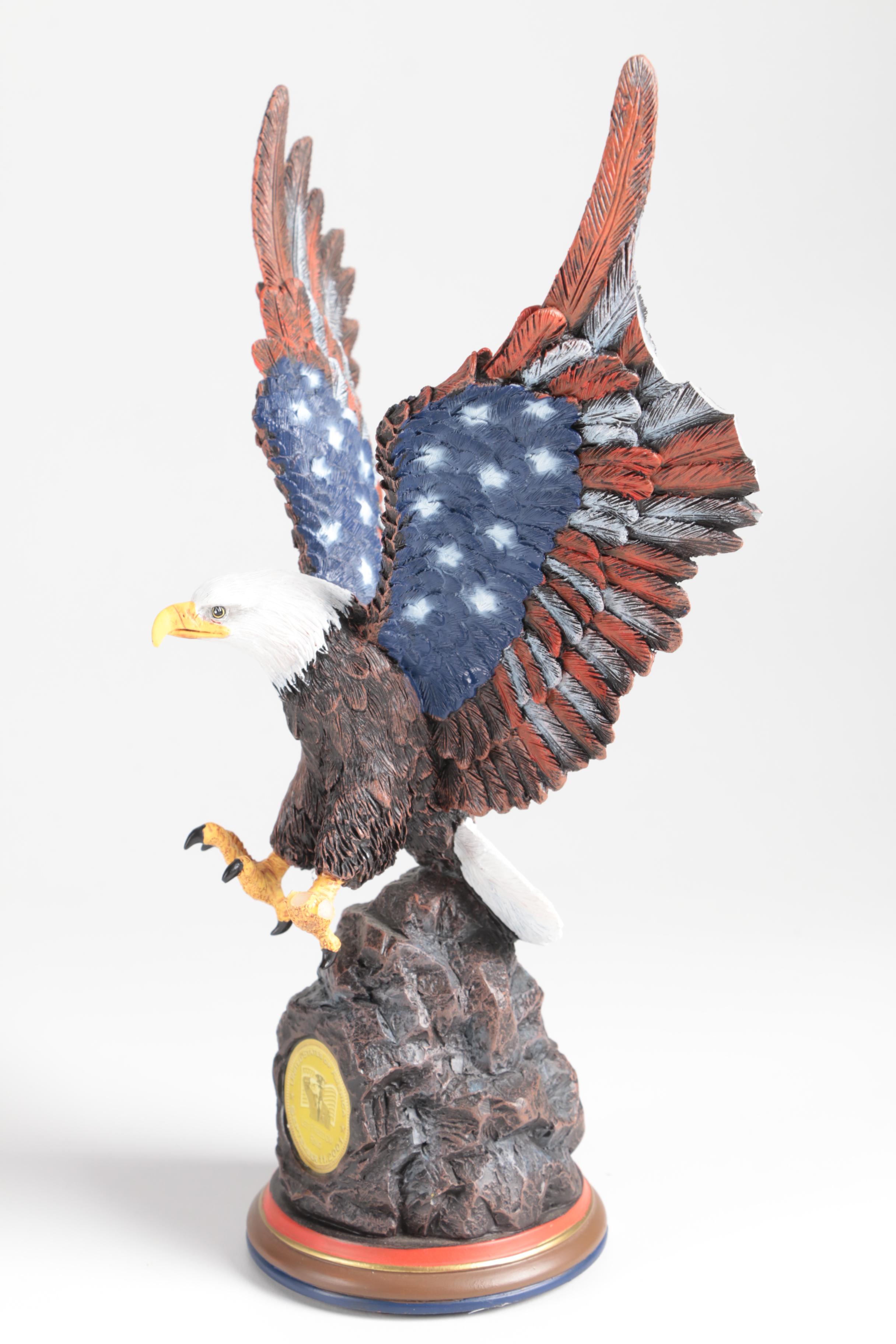 The Bradford Exchange "Never Surrender" 9/11 Commemorative Sculpture | EBTH