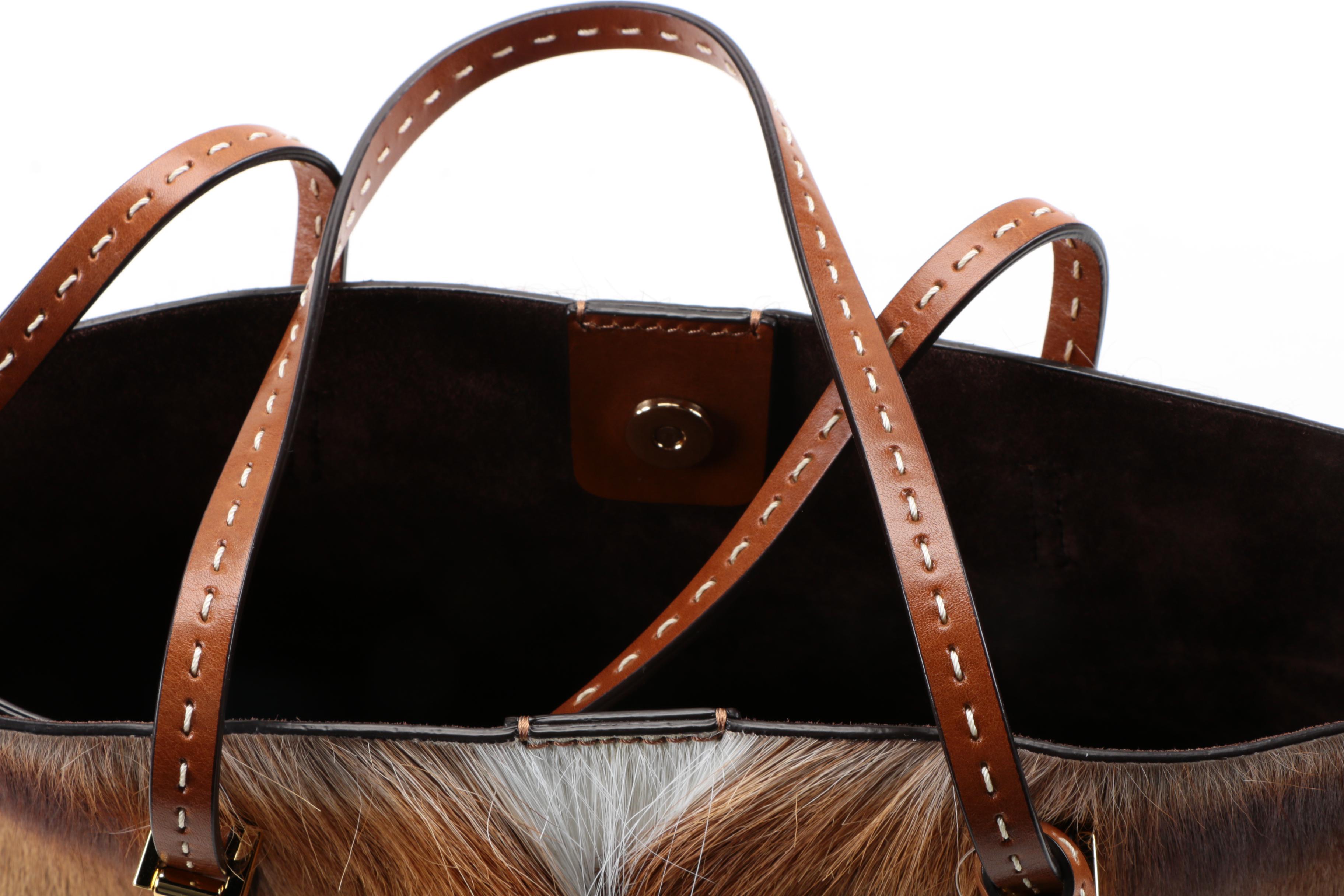 Michael Kors Brown Fur Handbag main image 0