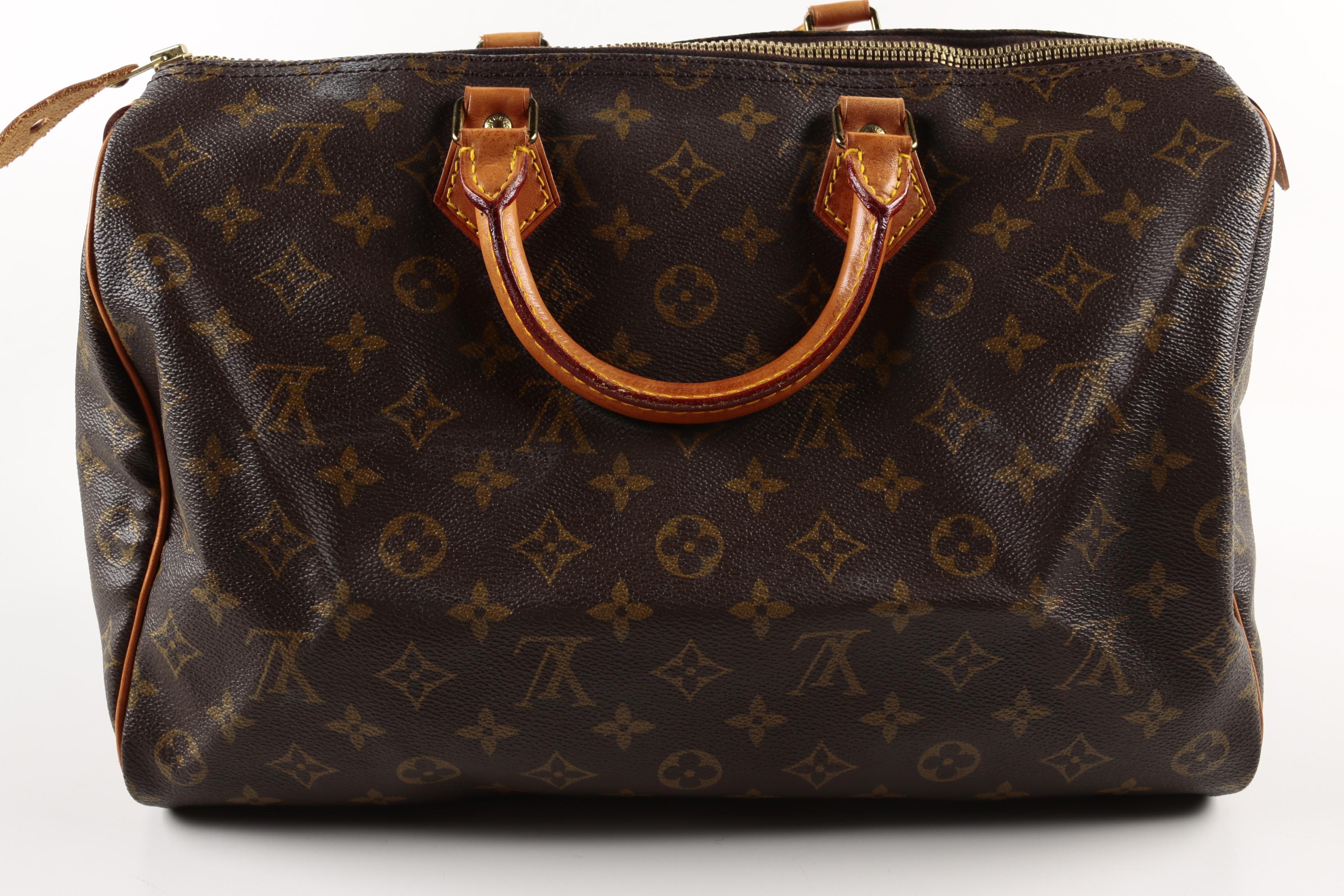 1980s Vintage Louis Vuitton Monogram Speedy 35 Bag EBTH
