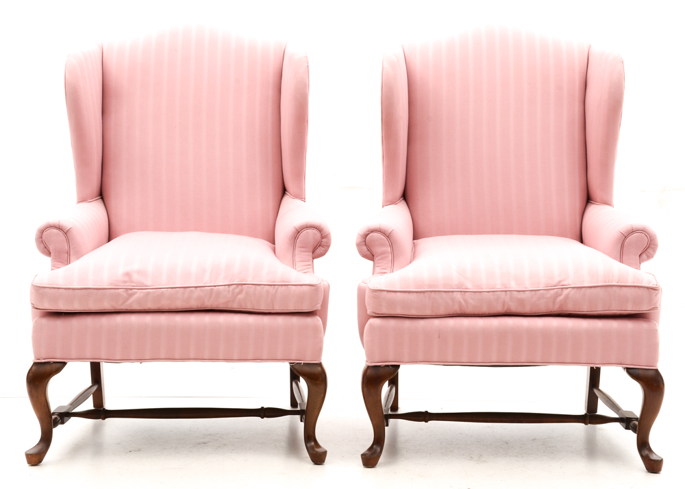 Matching Wingback Chairs by Fairfield EBTH