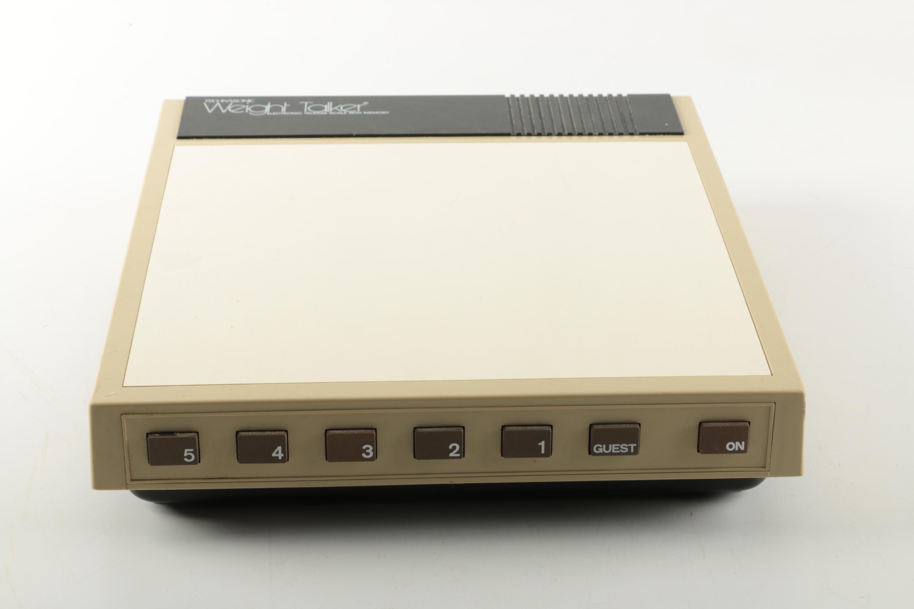Technasonic "Weight Talker" Electronic Talking Scale with Memory EBTH
