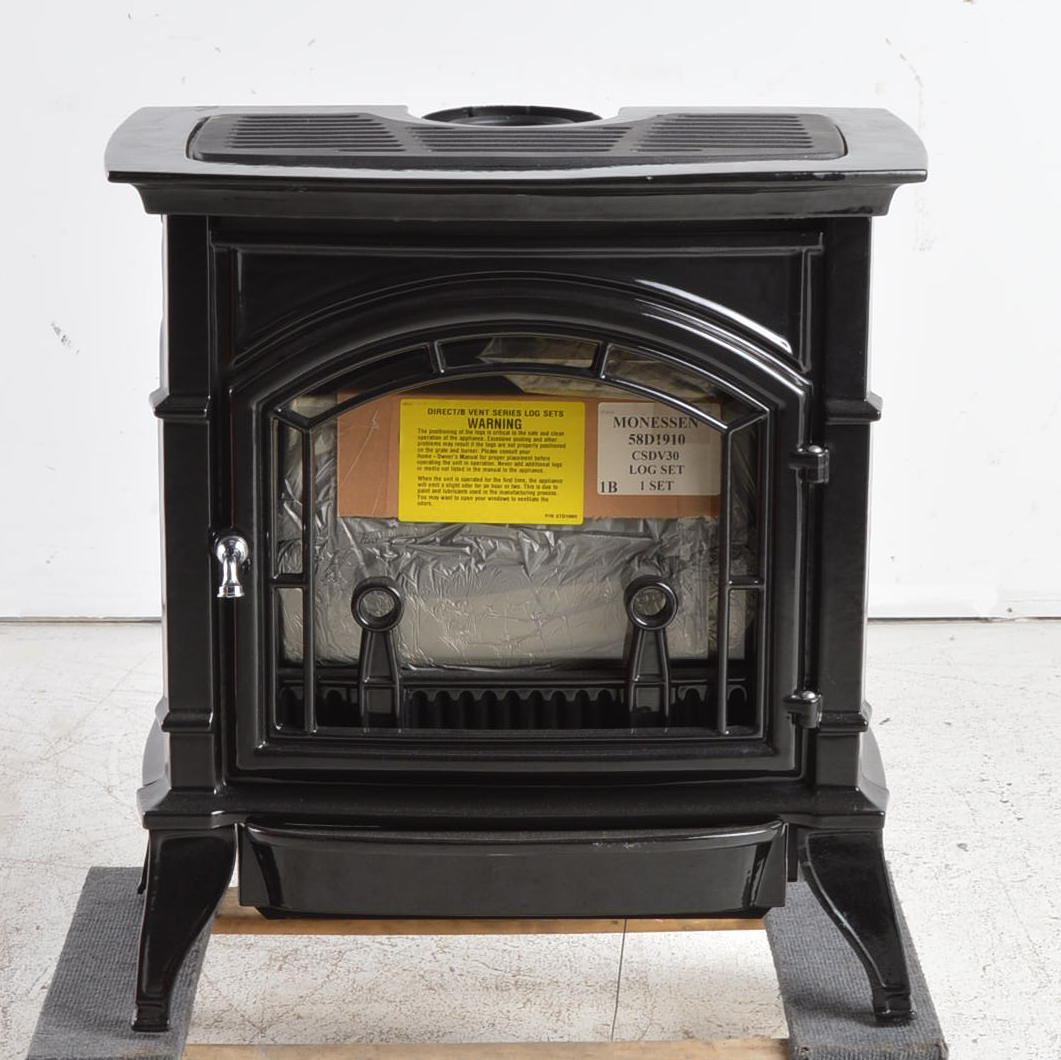 Cast Iron Gas Fireplace EBTH