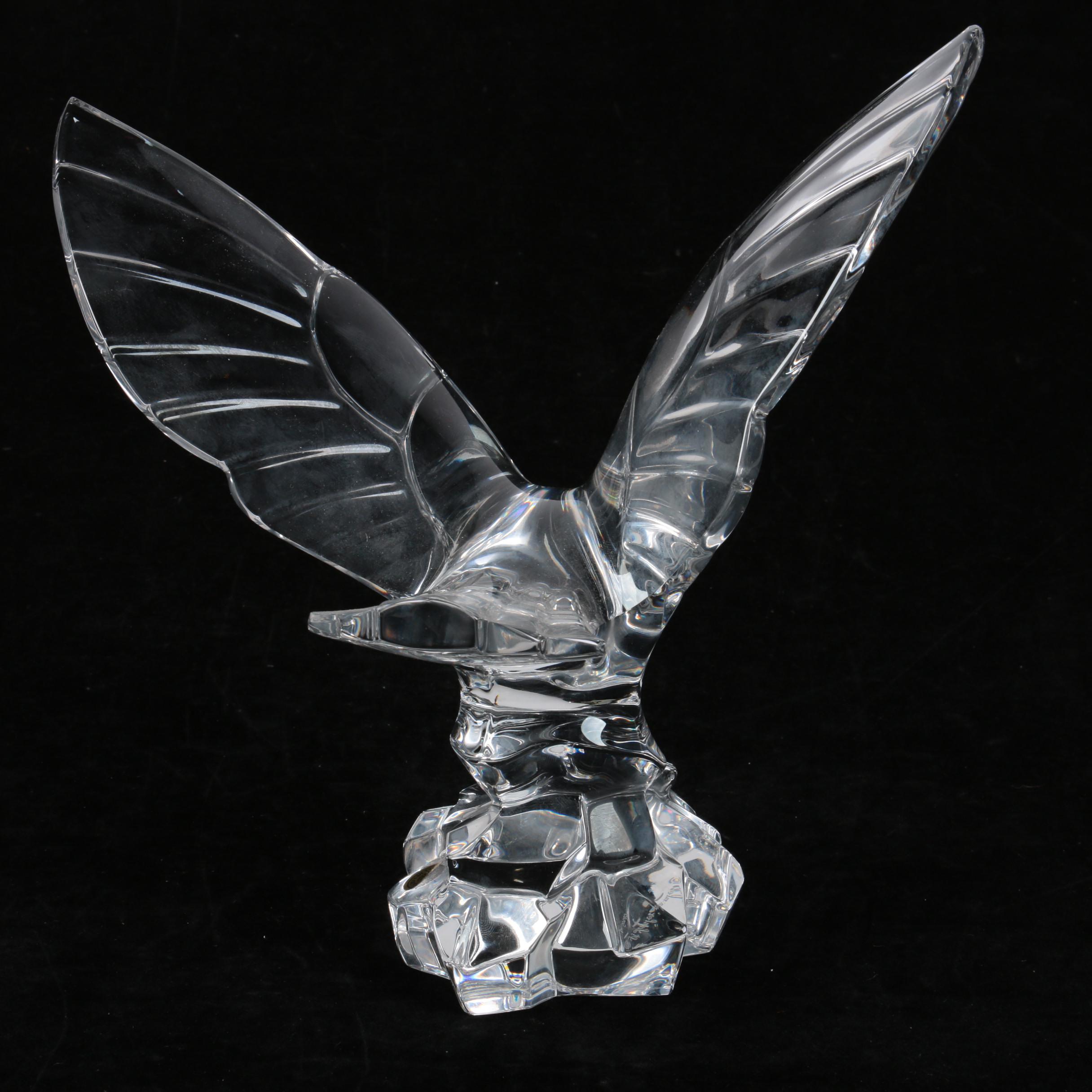 Val St. Lambert Crystal Eagle Figurine EBTH