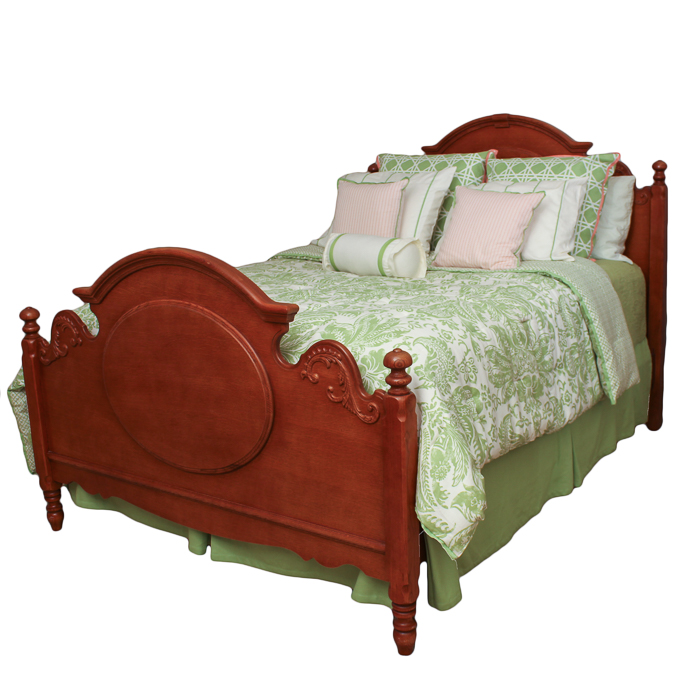 Victorian Style FullSize Oak Bed Frame by Lexington EBTH