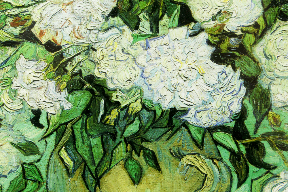 Offset Lithograph After Vincent Van Gogh "Irises and Roses" EBTH