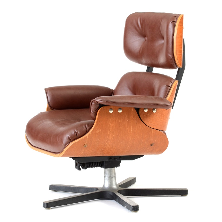 Eames Style Lounge Chair Ebth