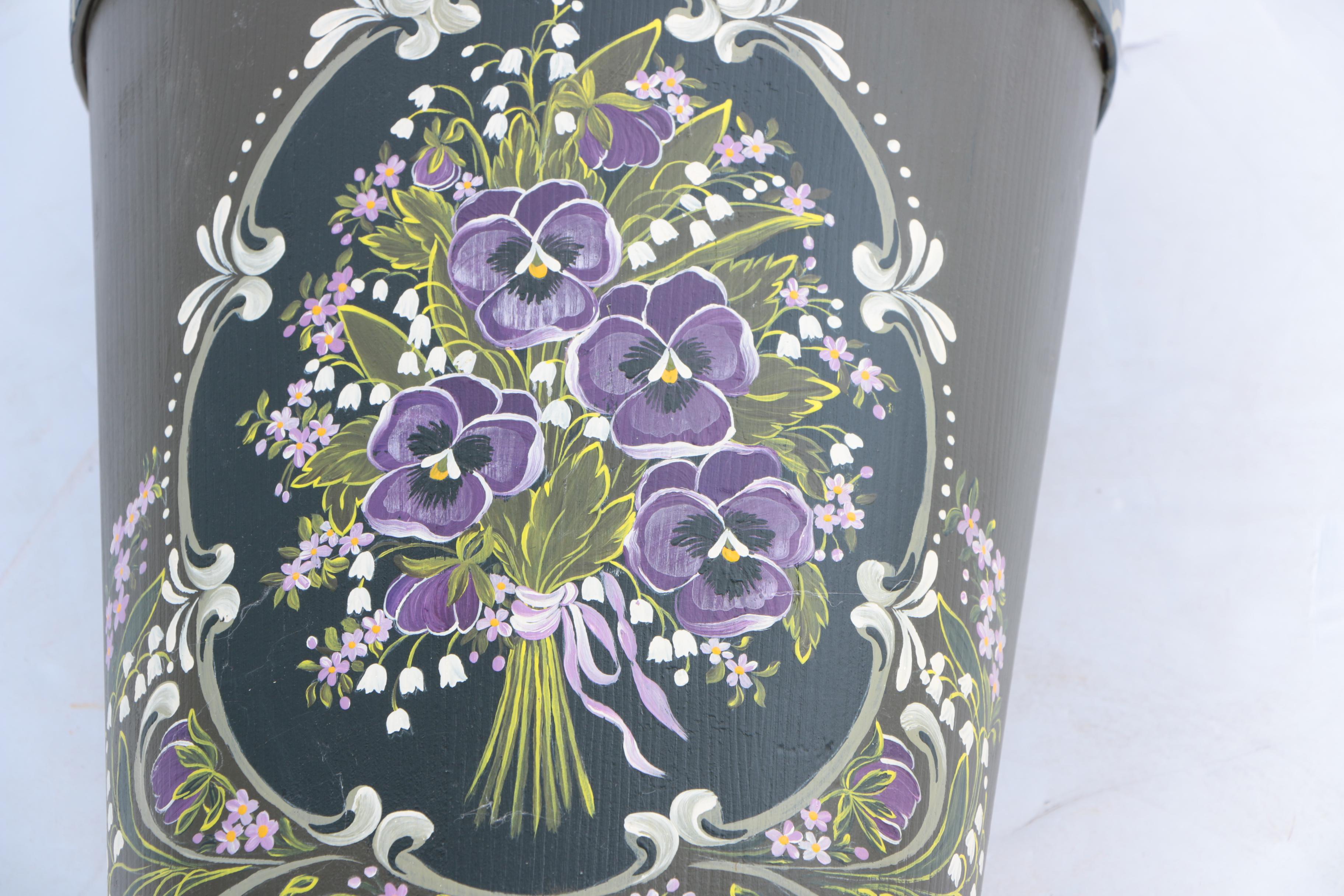 Hand Painted Umbrella Stand EBTH