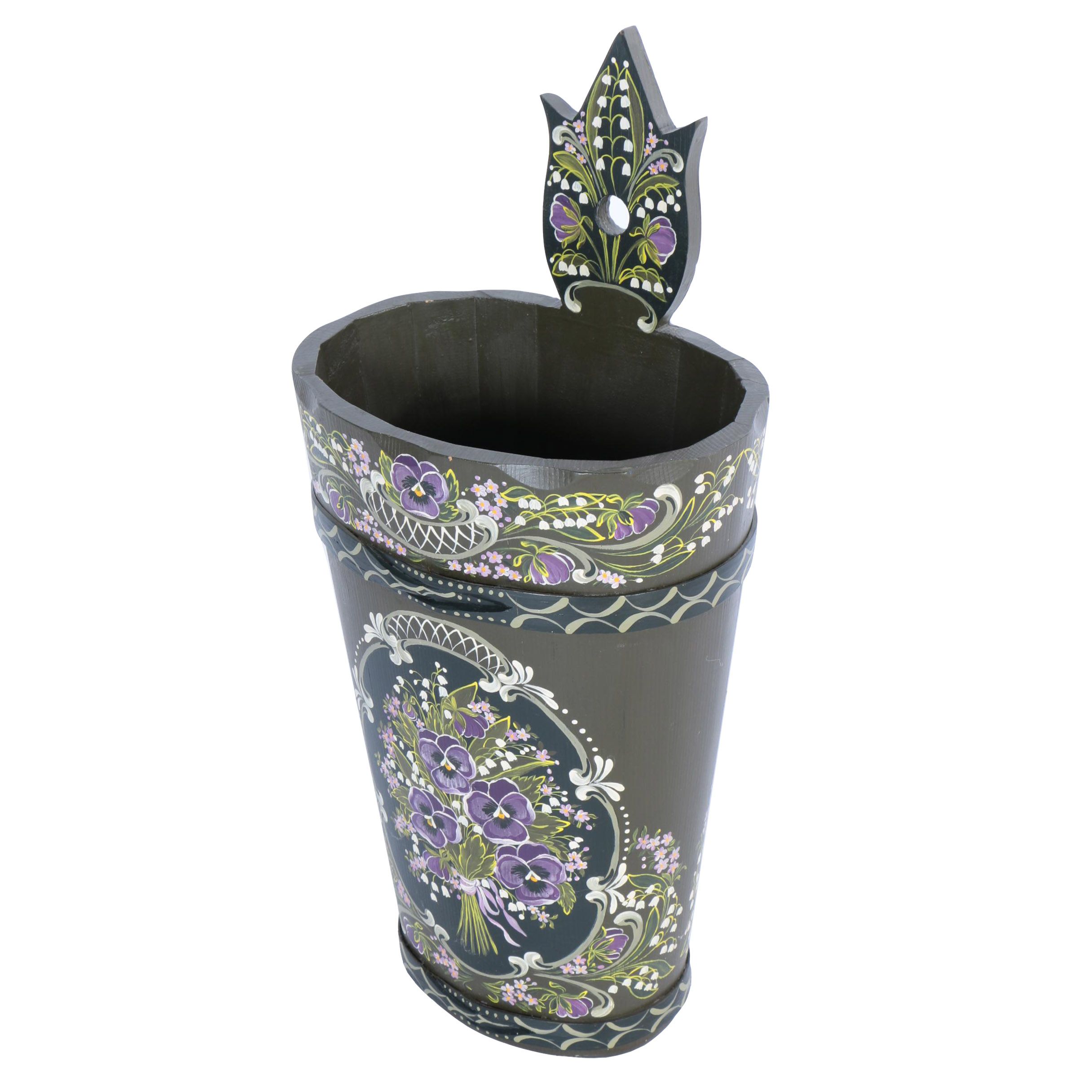 Hand Painted Umbrella Stand EBTH
