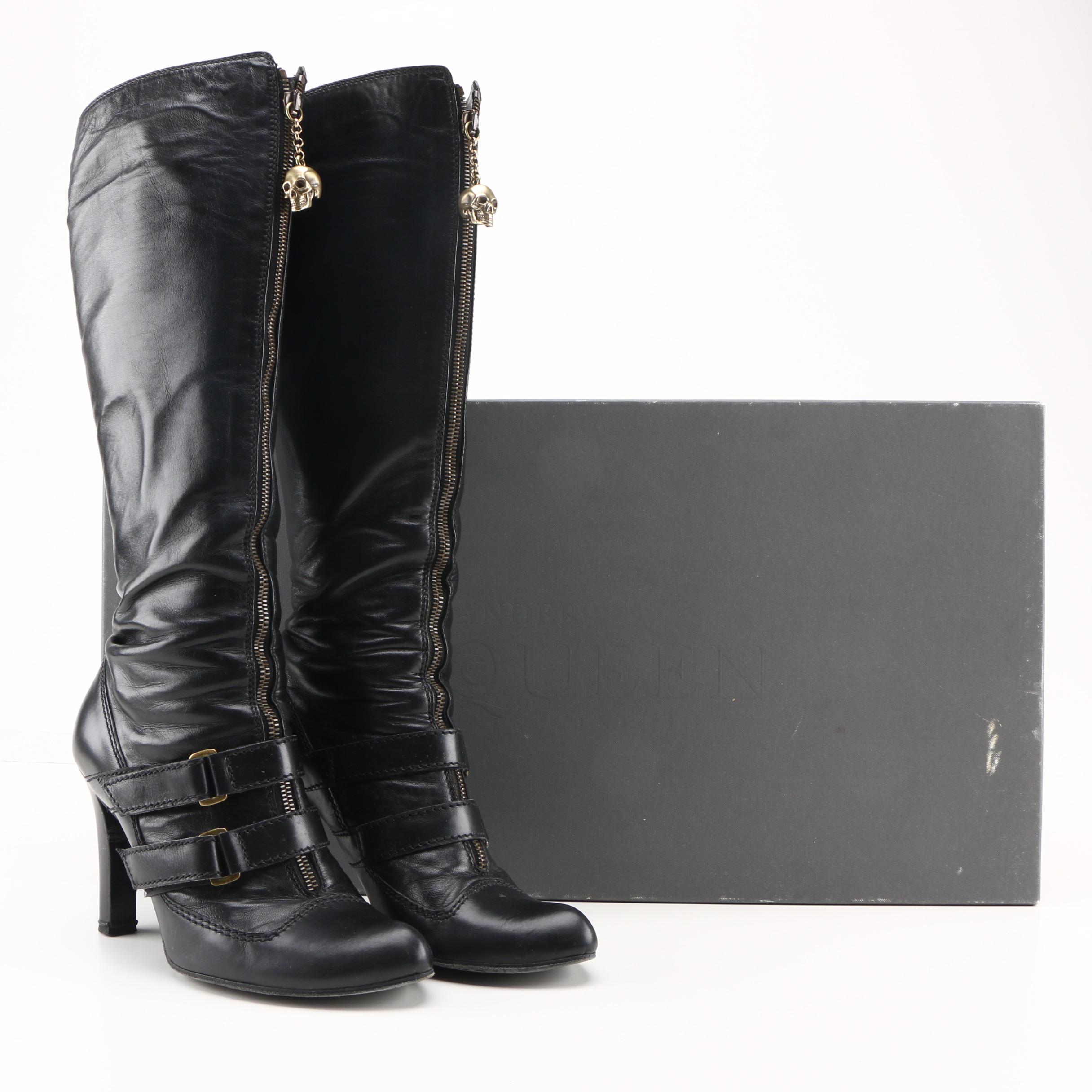 Alexander McQueen KneeHigh Boots EBTH