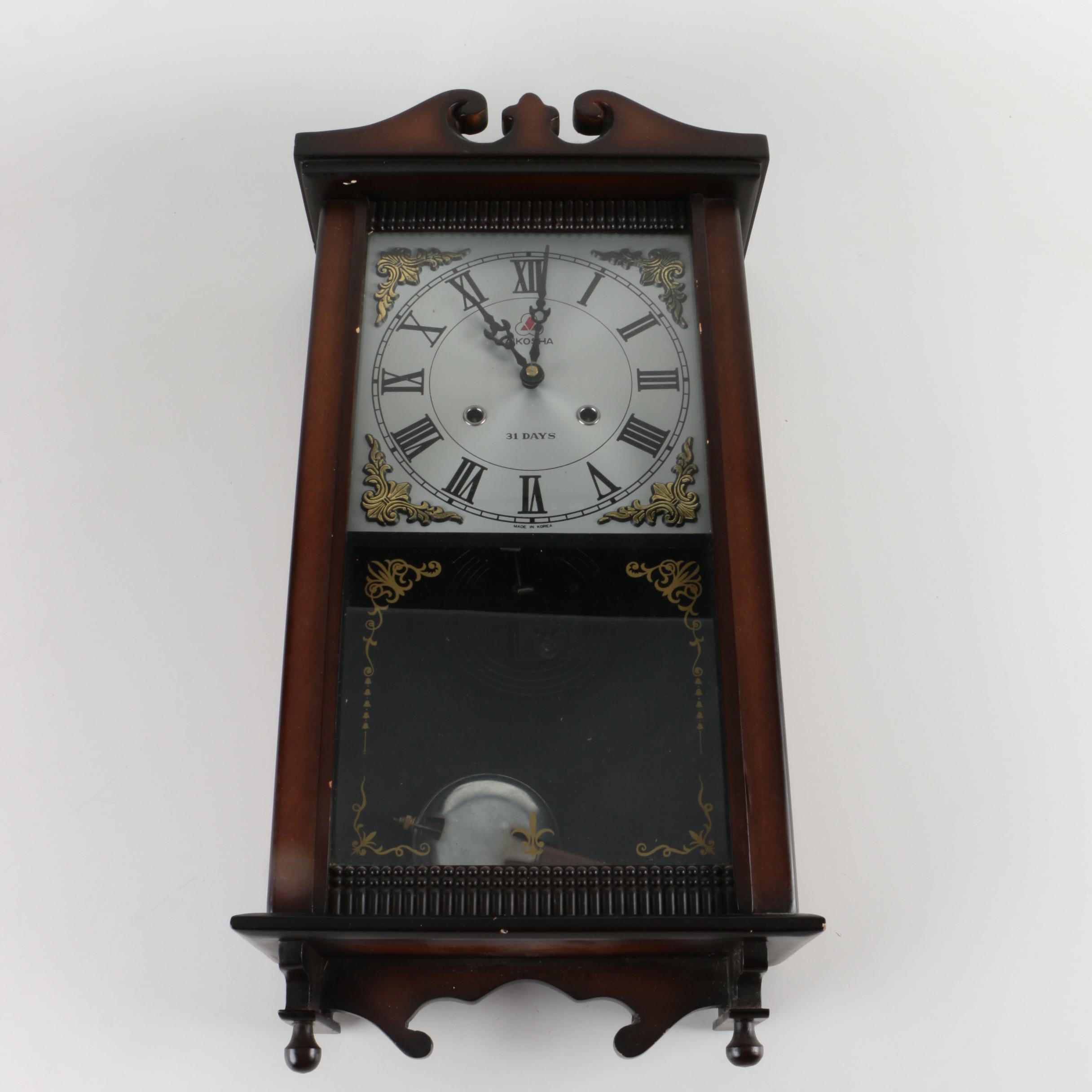 Aikosha Pendulum Wall Clock EBTH