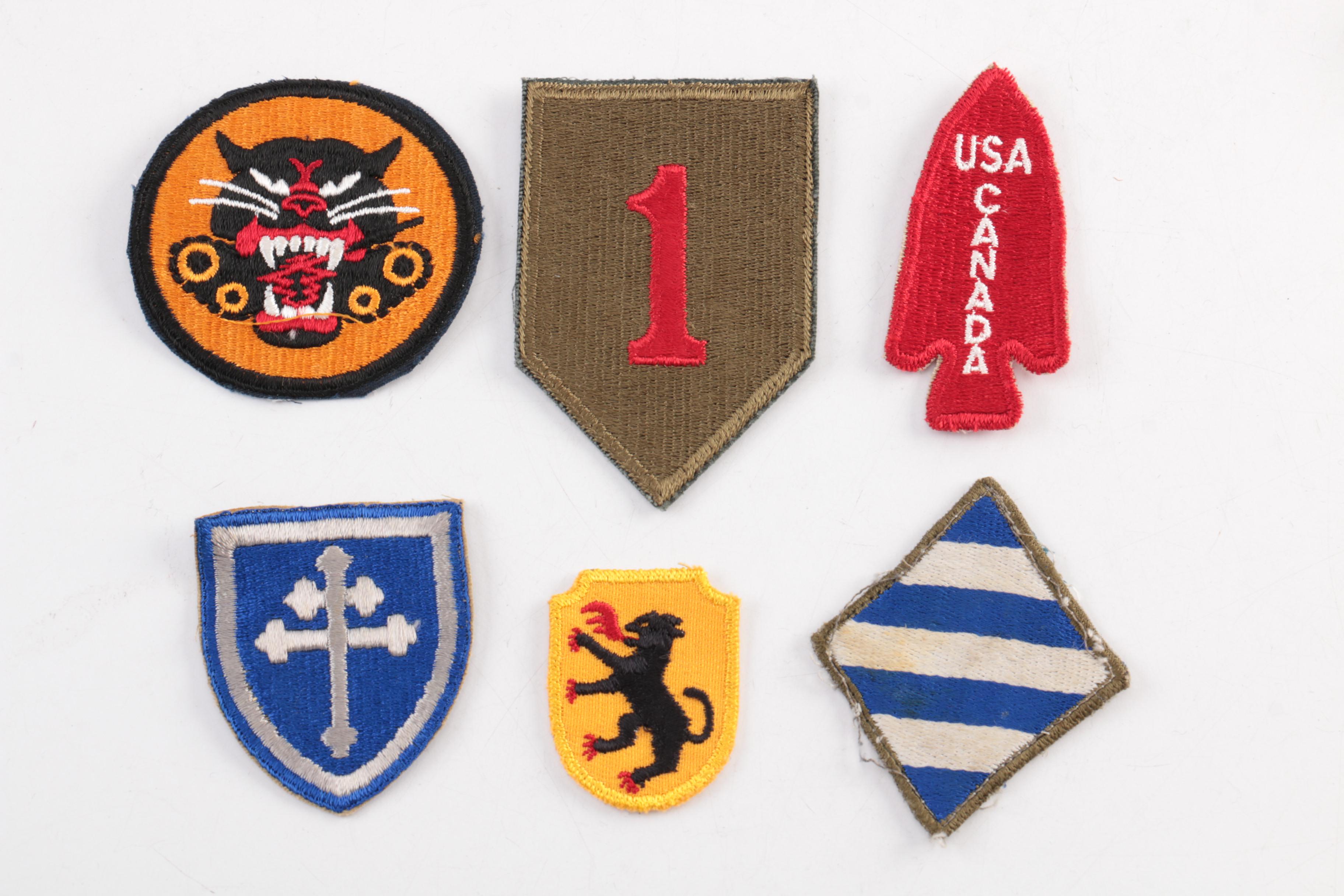 WWII US Army Rank Insignia Patches And Pins | EBTH