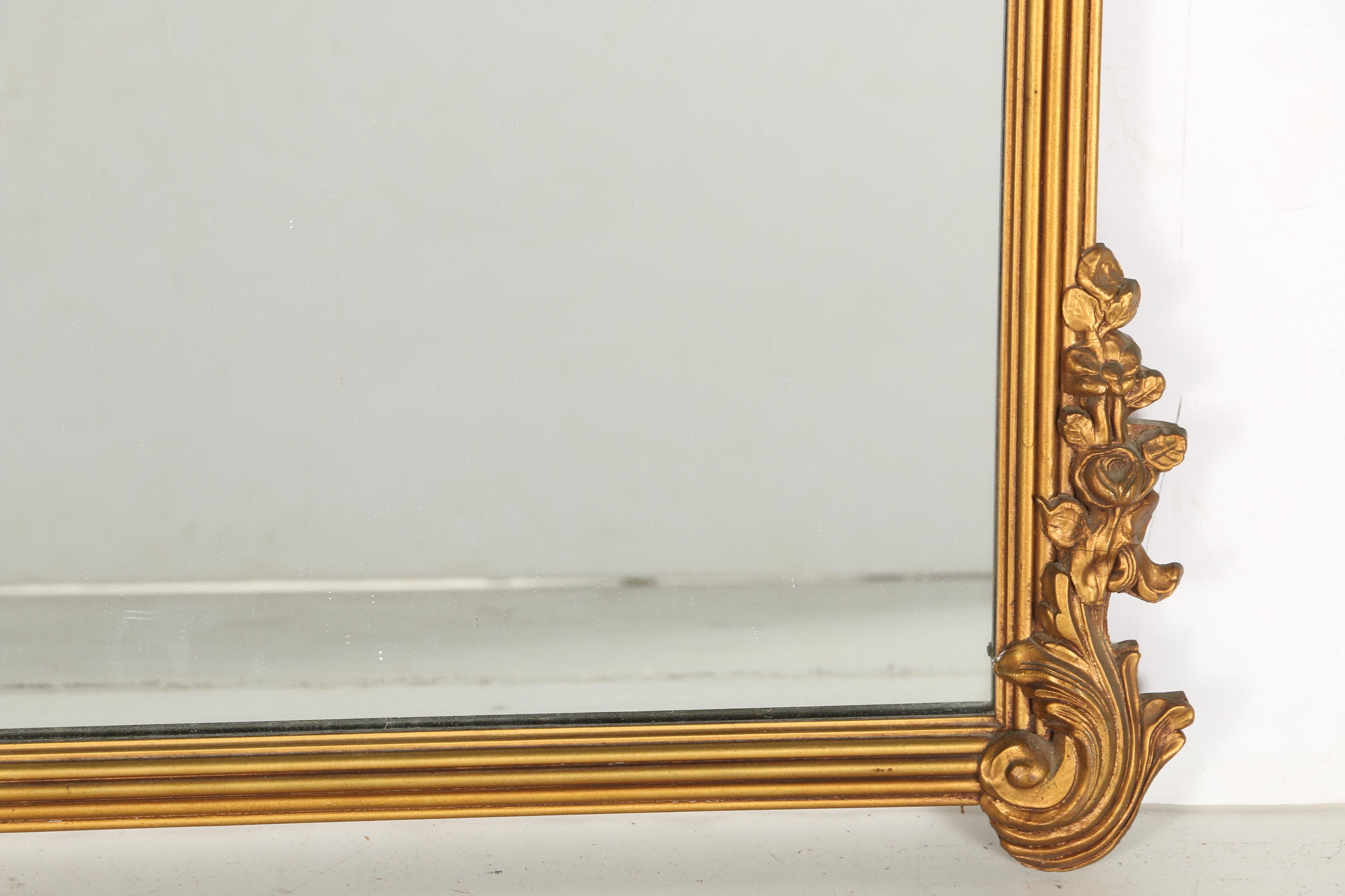 Vintage Plate Glass Wall Mirror by Binswanger EBTH