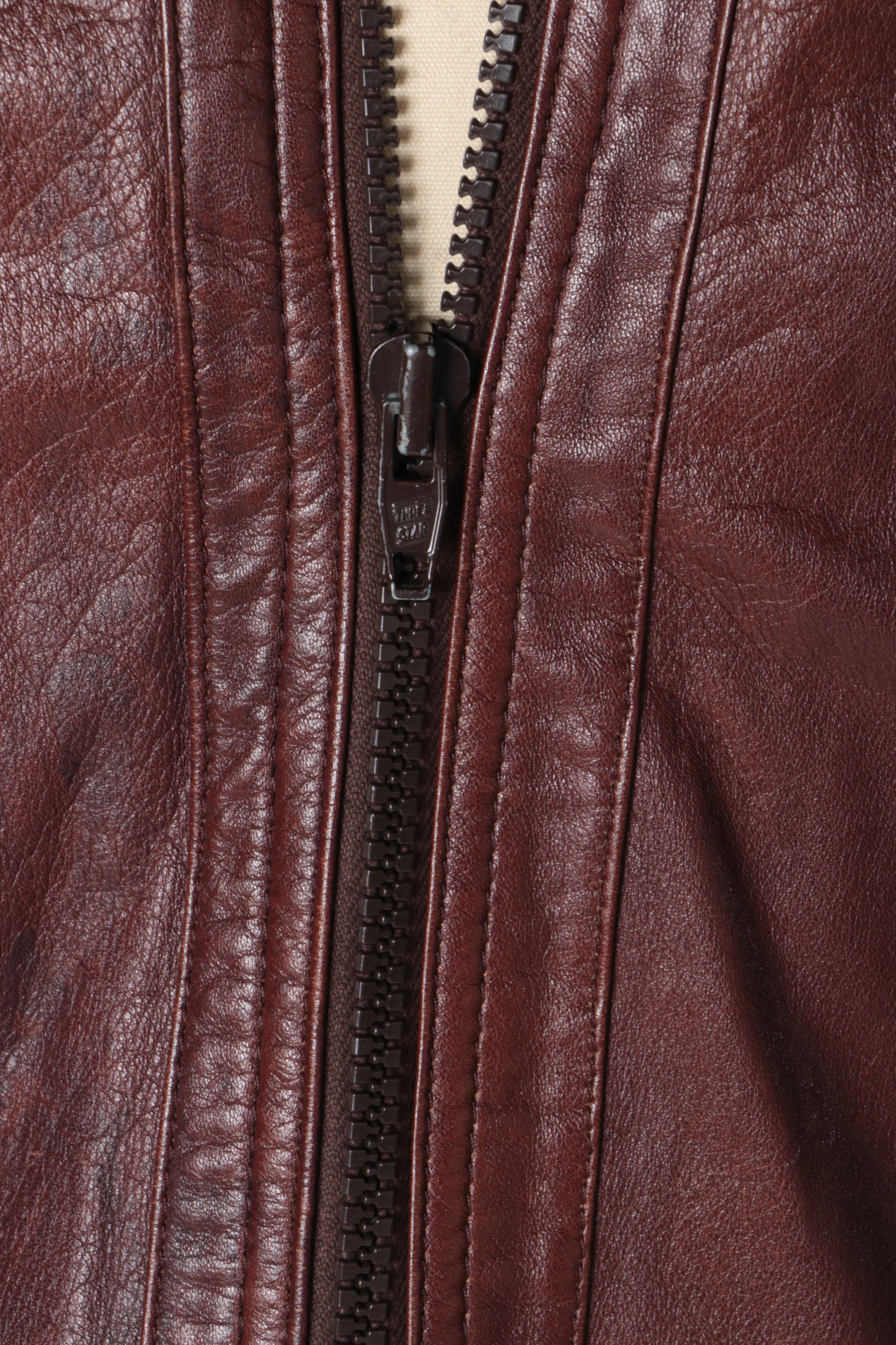 Men's Vintage Chess King Leather Jacket EBTH