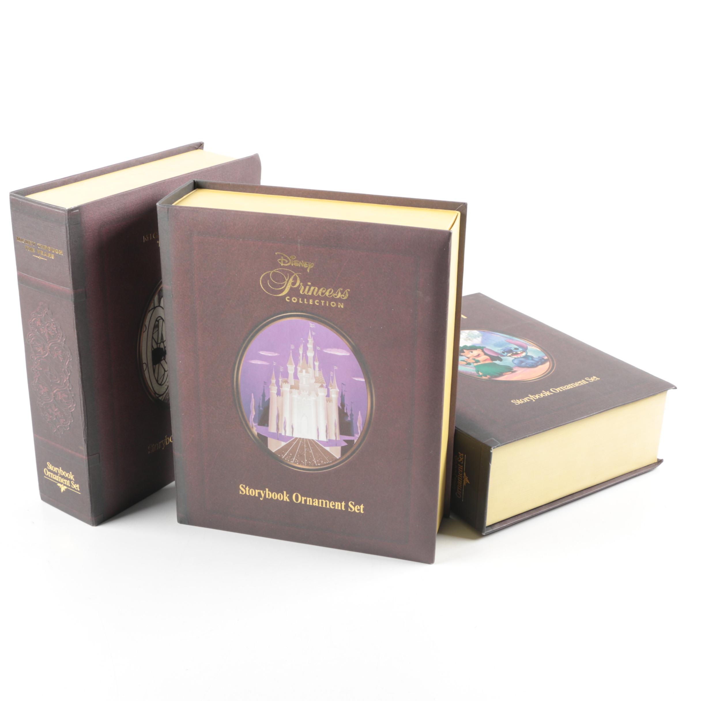 Disney Story Book Christmas Tree Ornaments Including Princess And Mickey Ebth Part of the sketchbook ornament collection. everything but the house