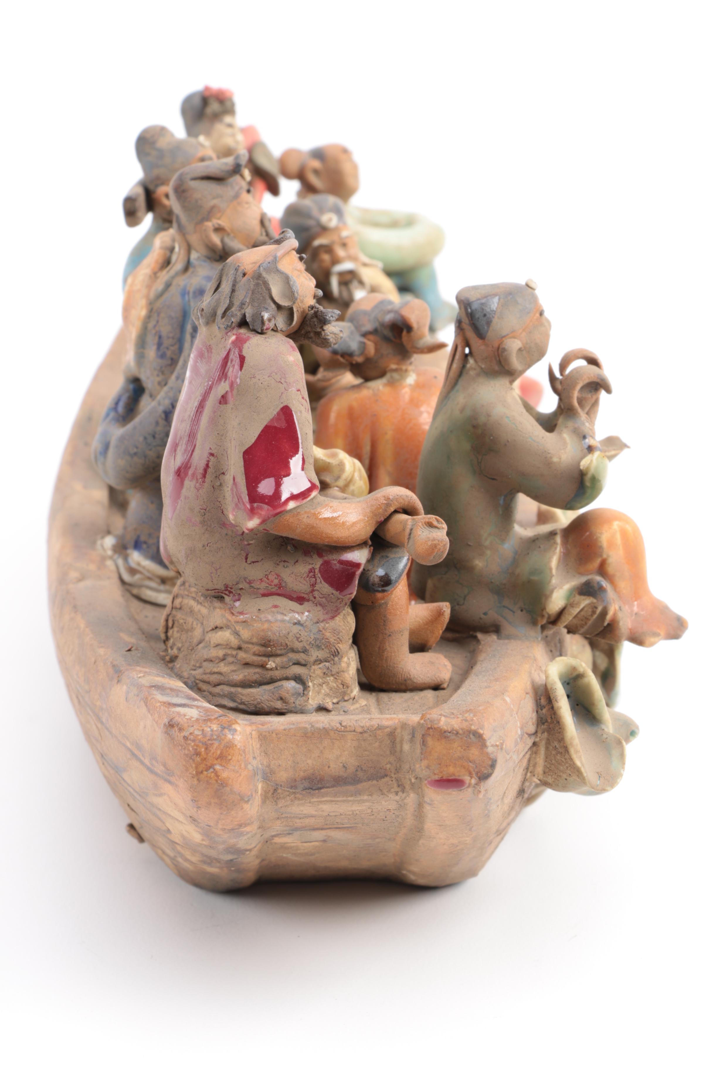 Chinese Figurine of the Eight Immortals EBTH