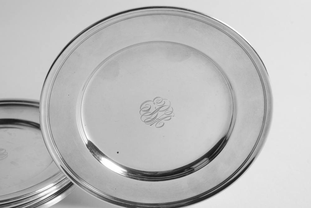 Manchester Silver Co. Sterling Silver Bread & Butter Plates EBTH