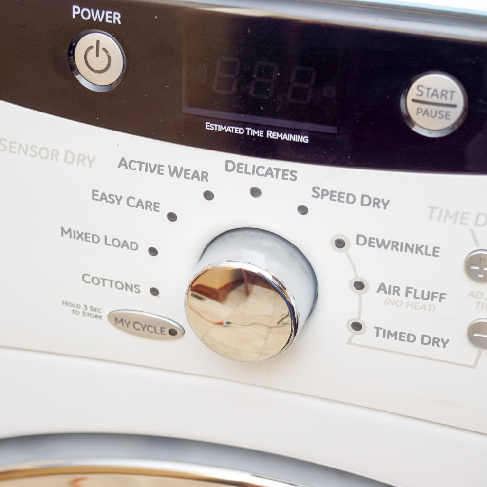 GE High Efficiency Washer and Dryer Set EBTH