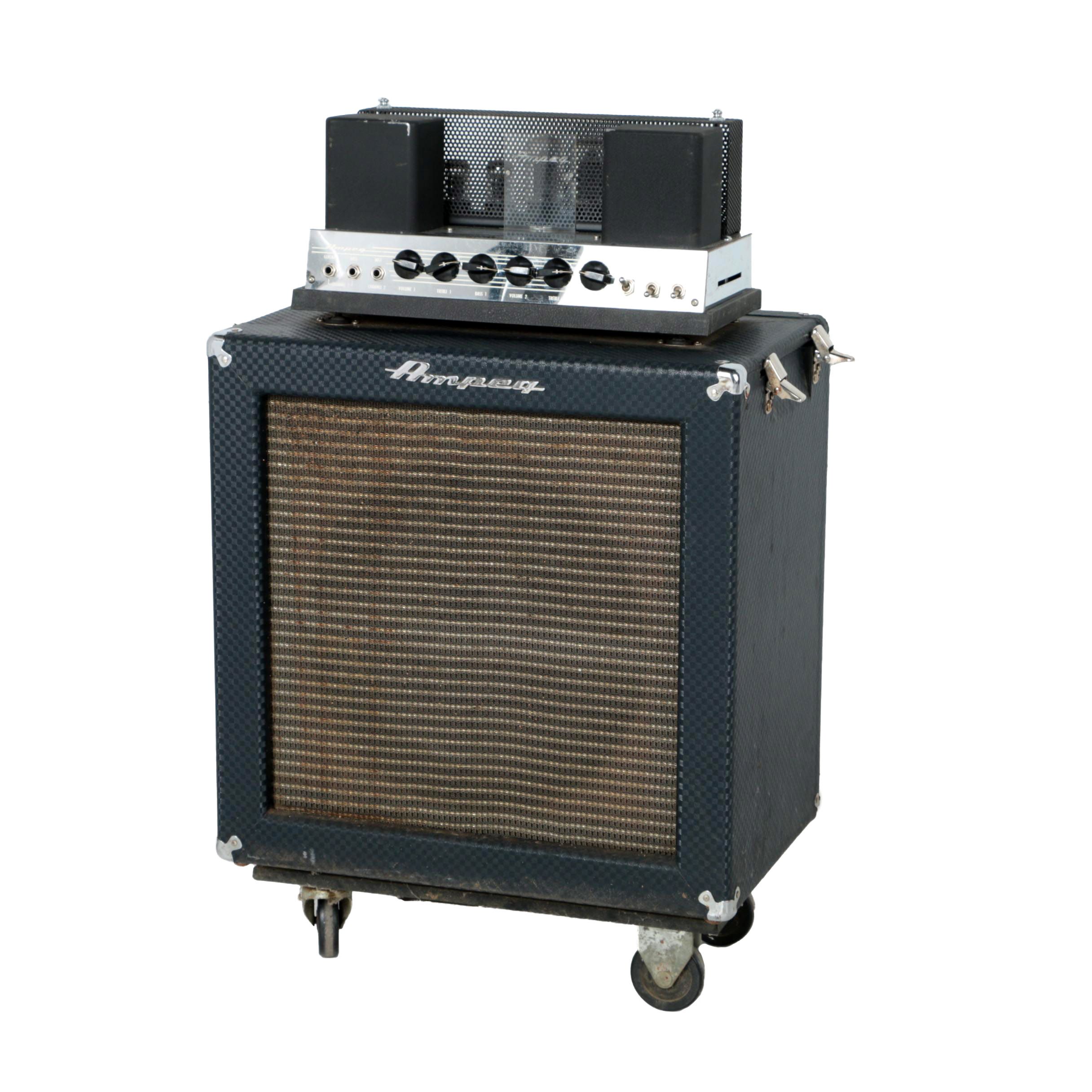 Vintage Ampeg Portaflex FlipTop Amplifier EBTH