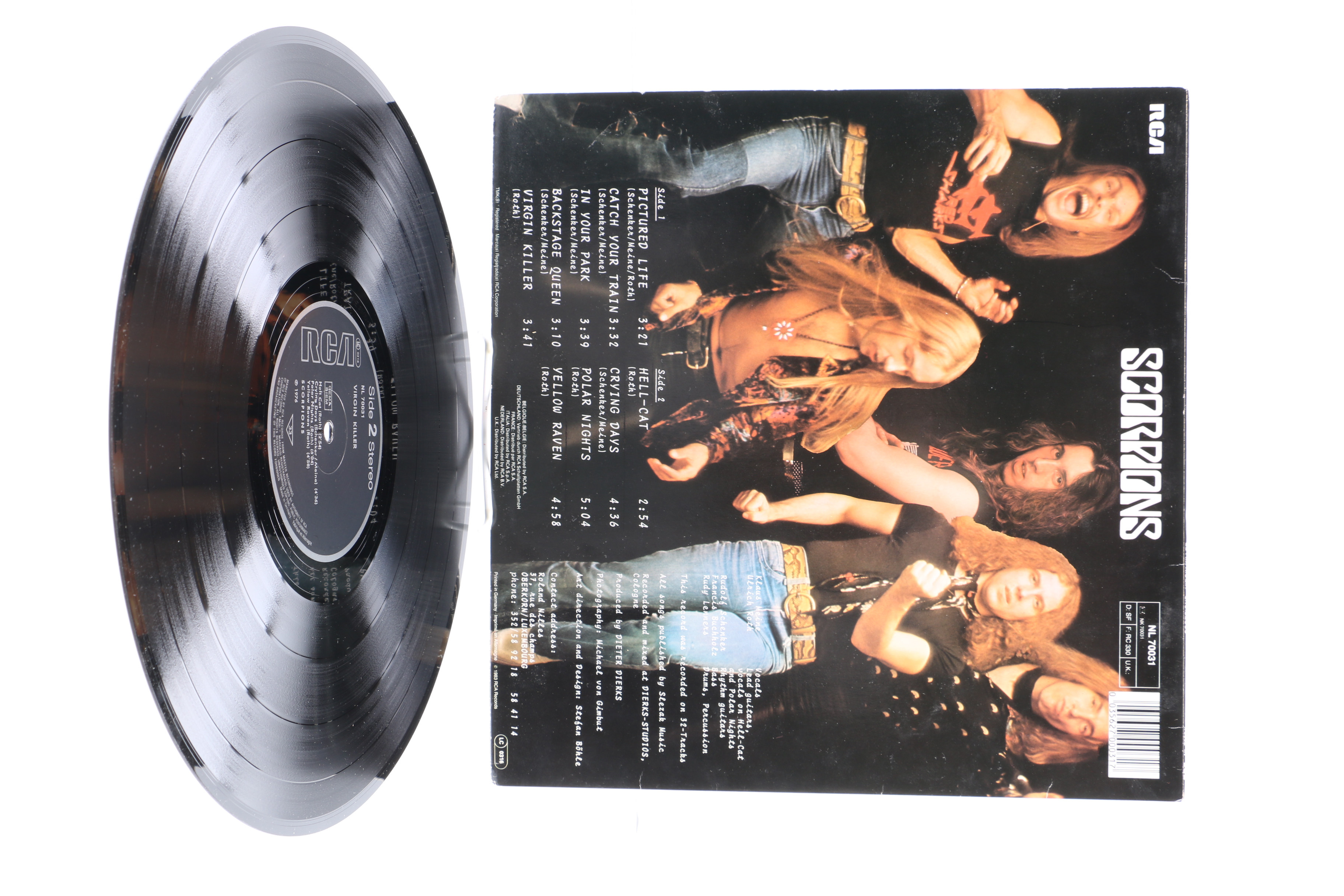 Scorpions LPs Including "Virgin Killer" Original Cover Art EBTH