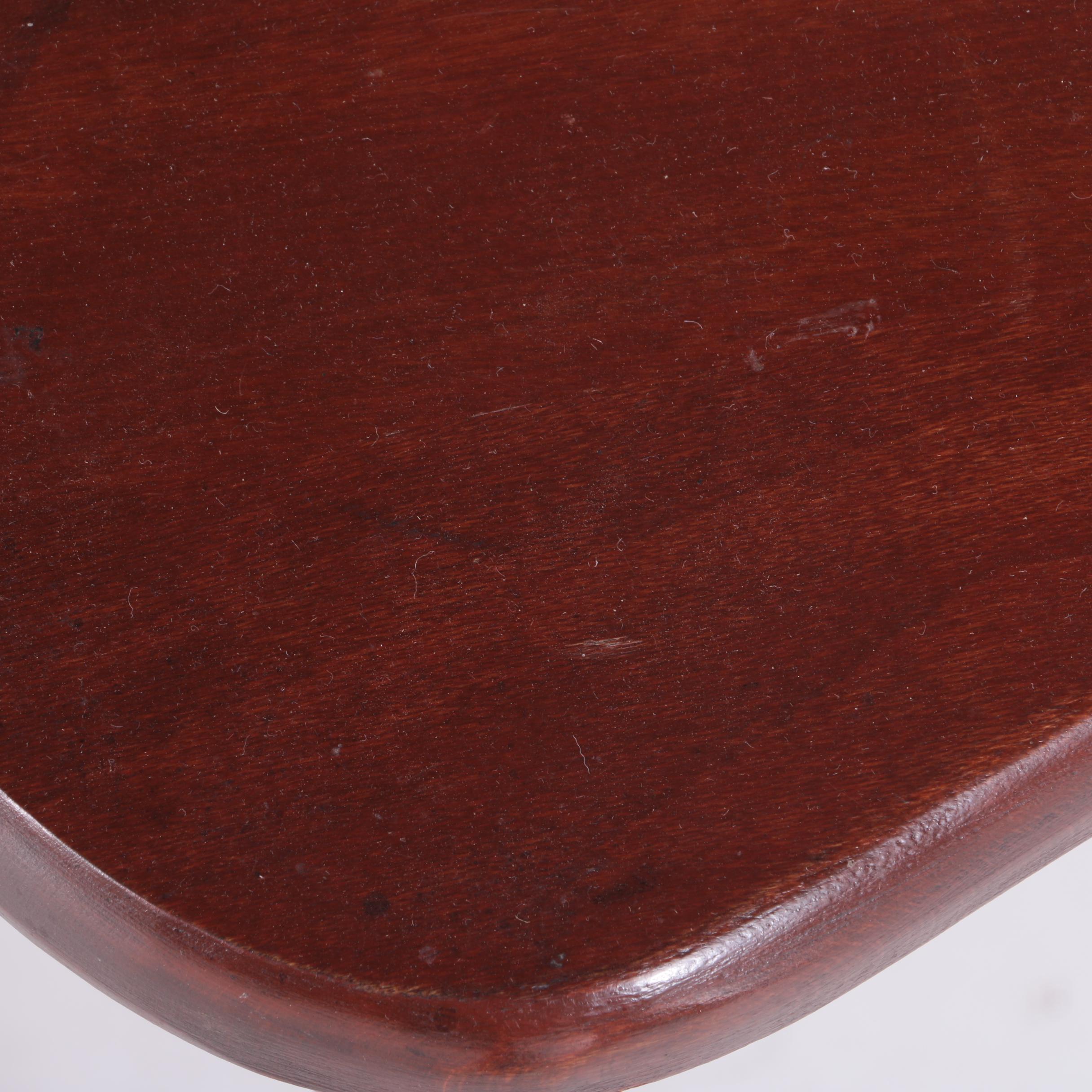 Vintage KidneyShaped Wooden Chair EBTH