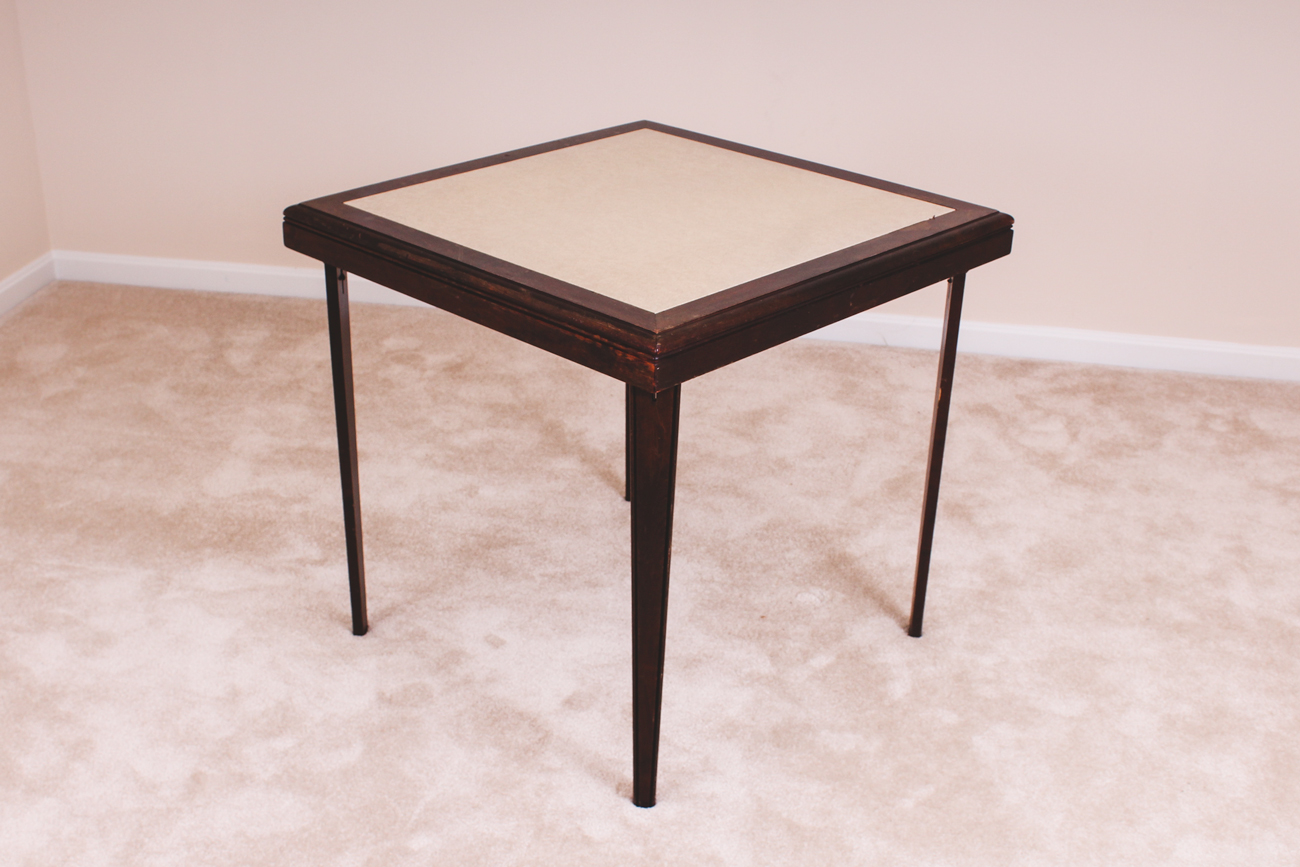 Vintage Card Table and Chairs by Stakmore EBTH