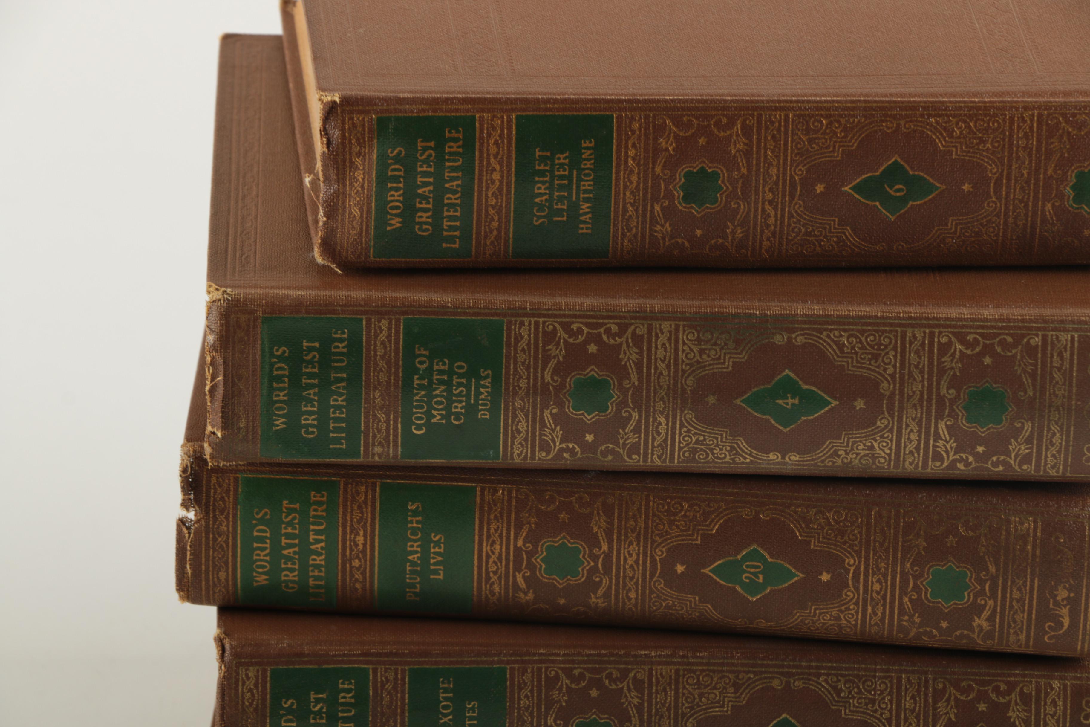 "Worlds Greatest Literature" Books EBTH