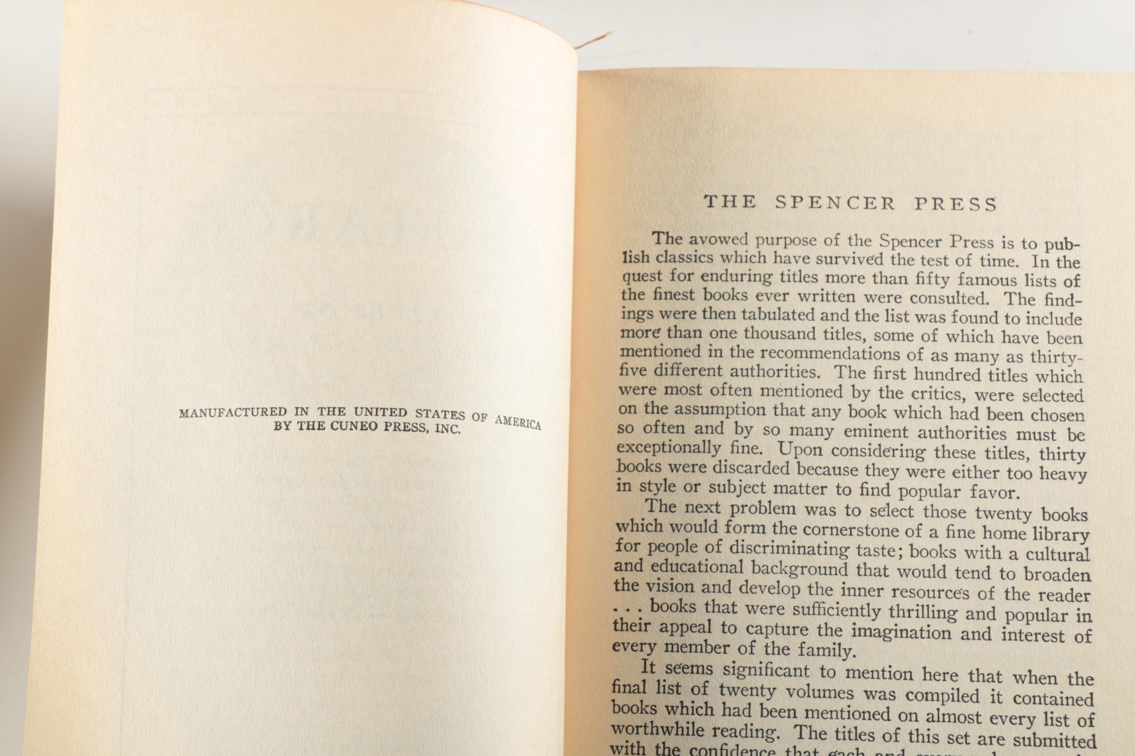 "Worlds Greatest Literature" Books EBTH