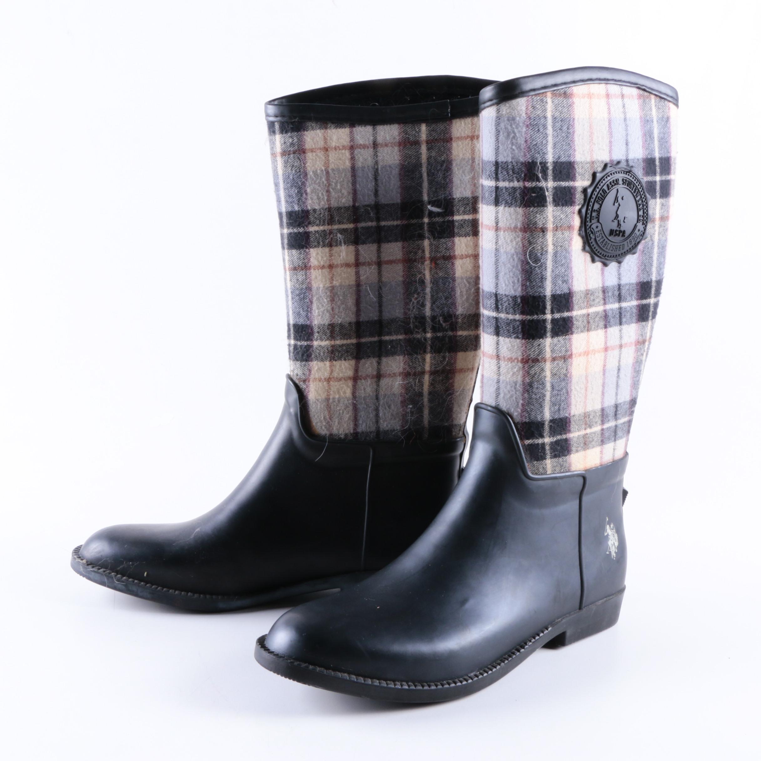 polo rain boots womens