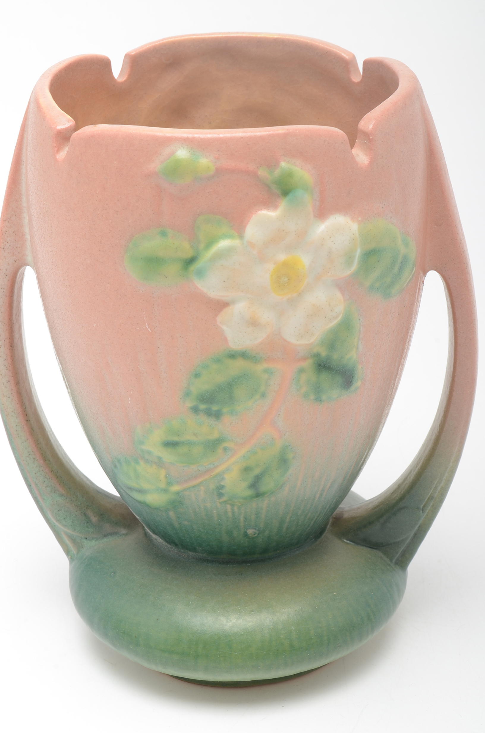 Roseville "White Rose" Vase EBTH