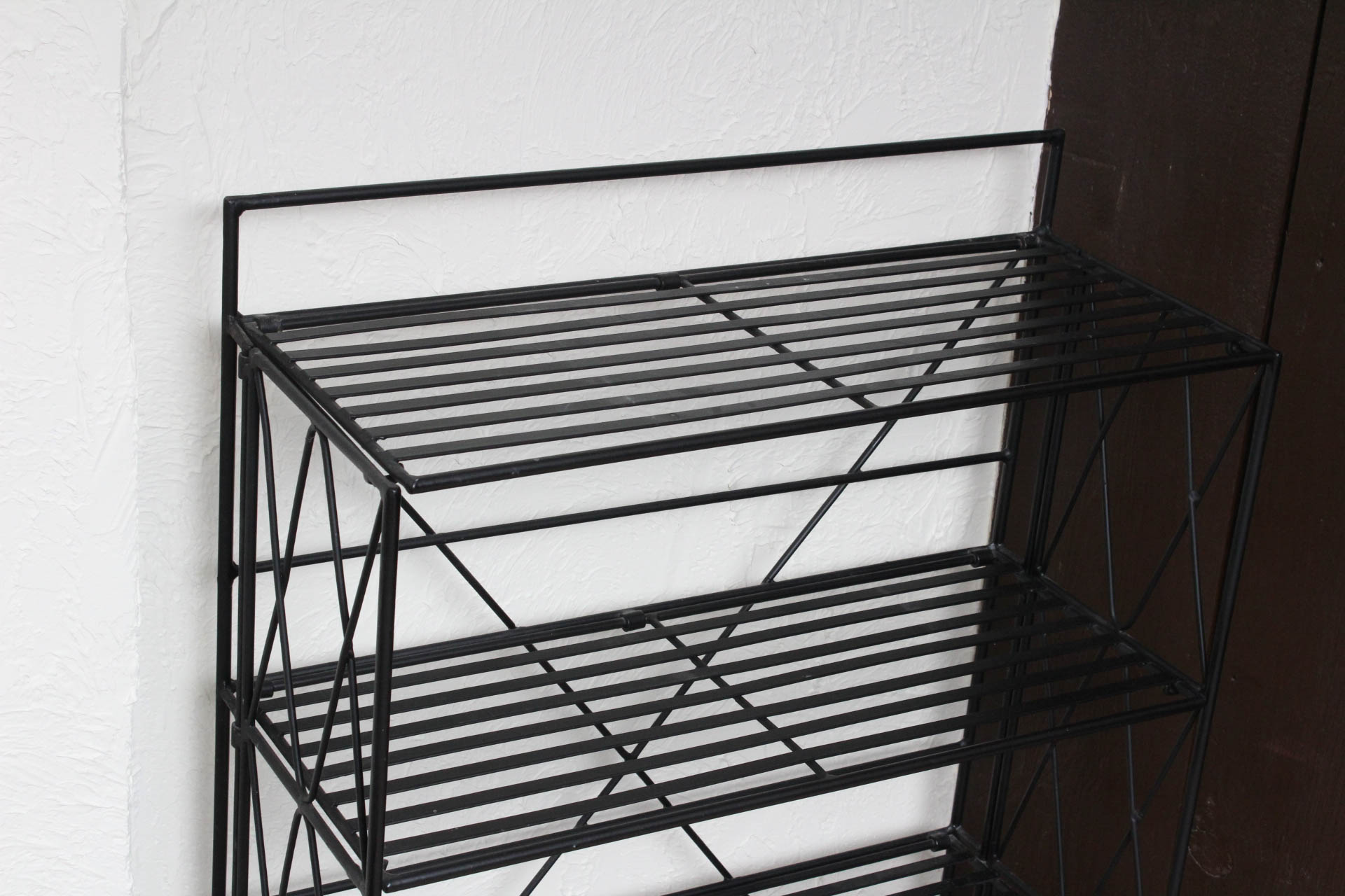 Wrought Iron Folding Bookshelf EBTH