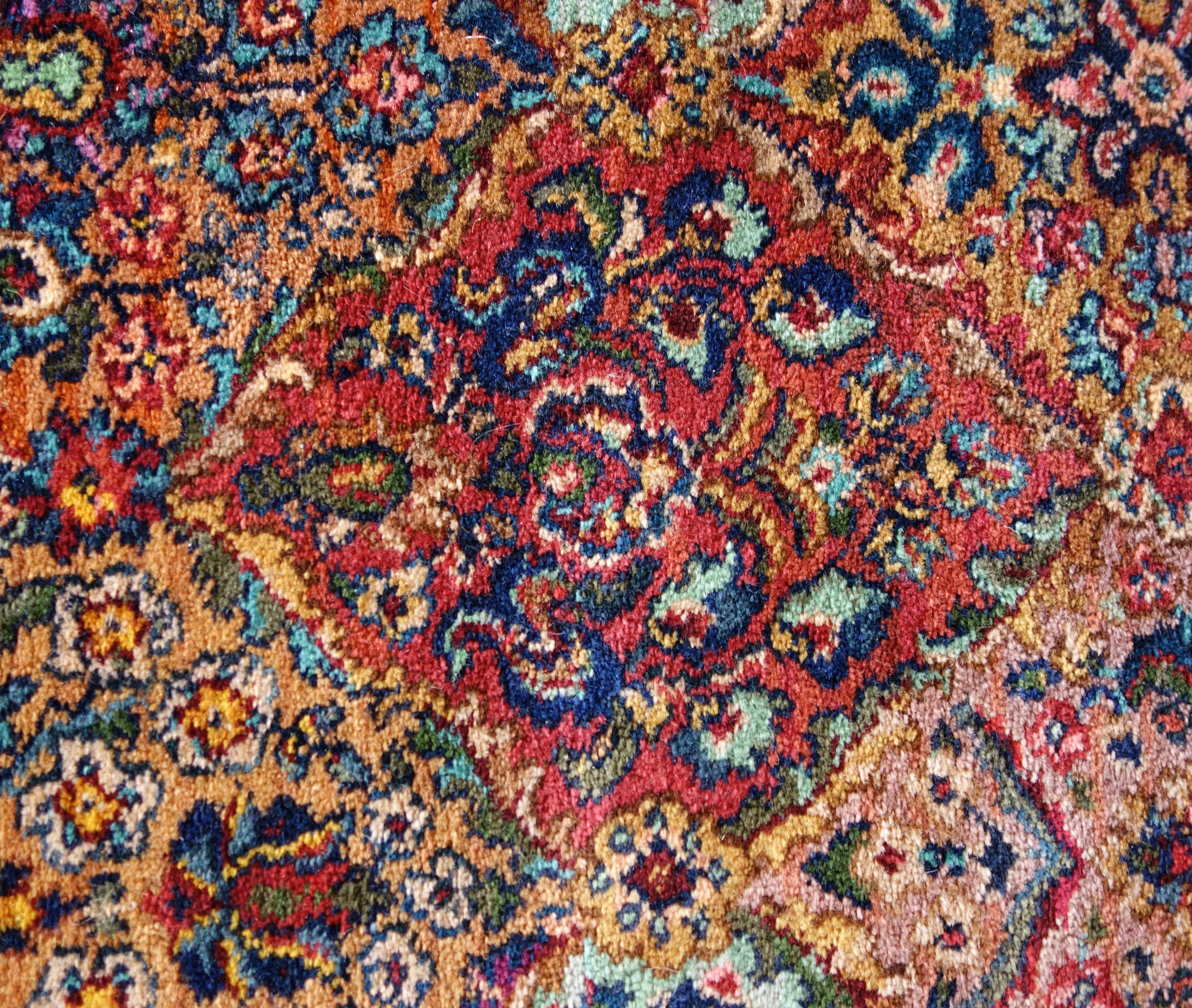 Machine Made Karastan "Kirman" Wool Area Rug EBTH