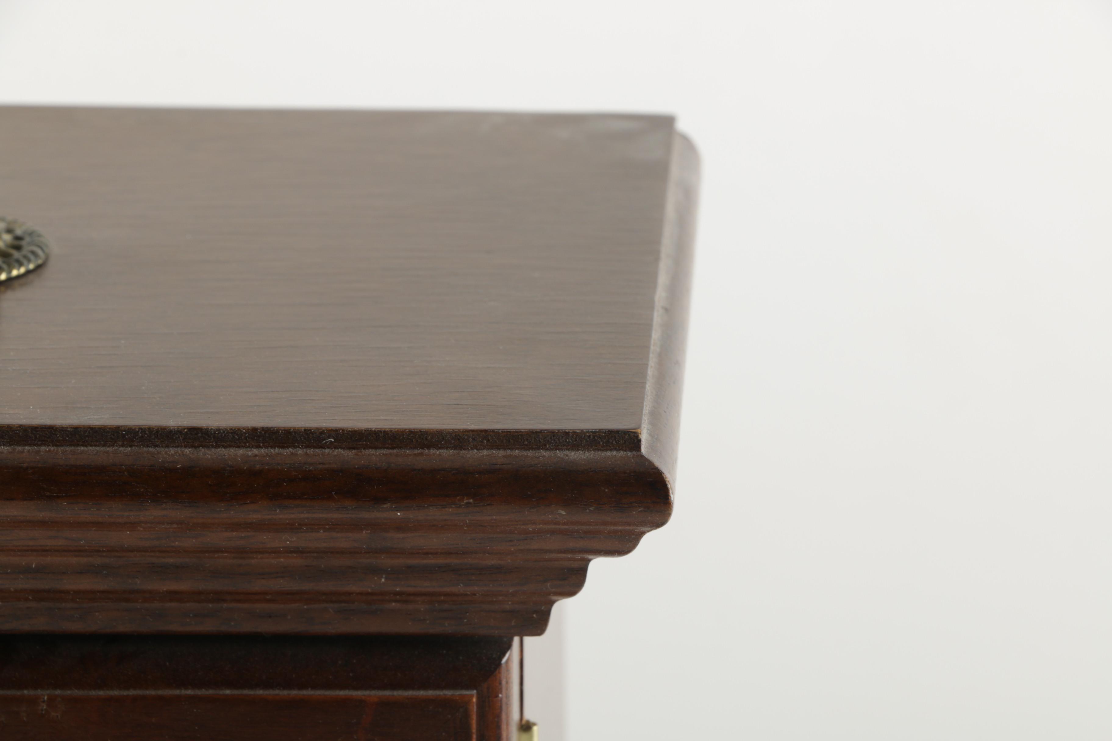 Carriage Style Mantel Clock Jewelry Box EBTH