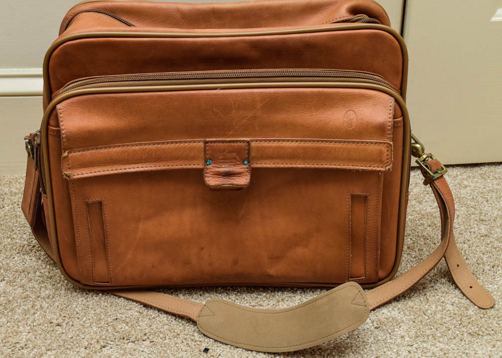 Vintage Hartmann Luggage Leather Suitcase and CarryOns EBTH