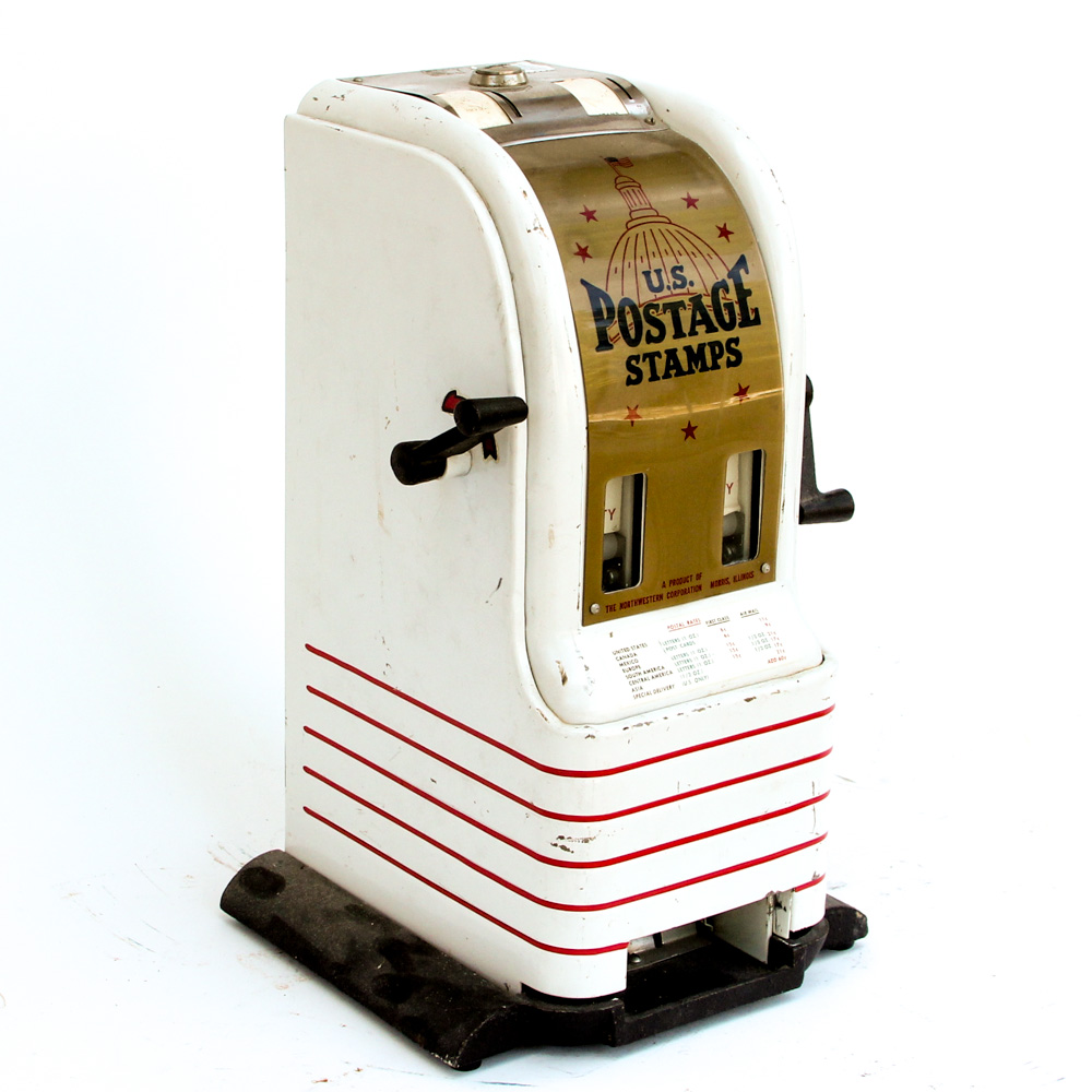 Vintage Postage Stamp Dispensing Machines EBTH