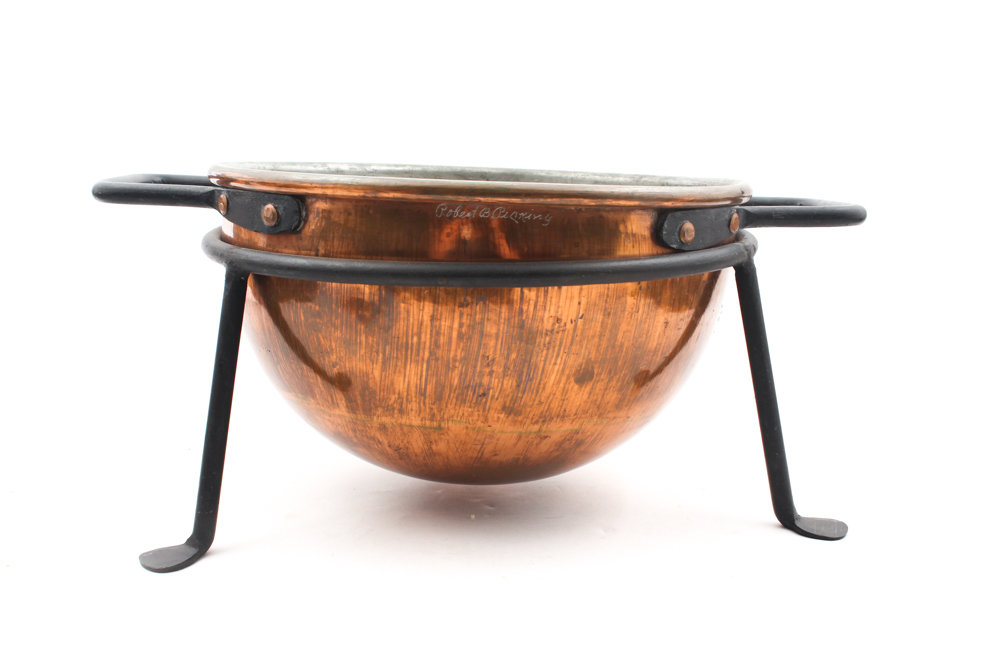 D. Picking & Co. Copper Candy Kettle on Stand EBTH